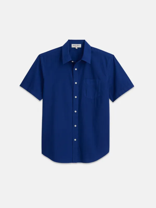 Short Sleeve Mill Shirt in Cotton Poplin sold by Alex Mill