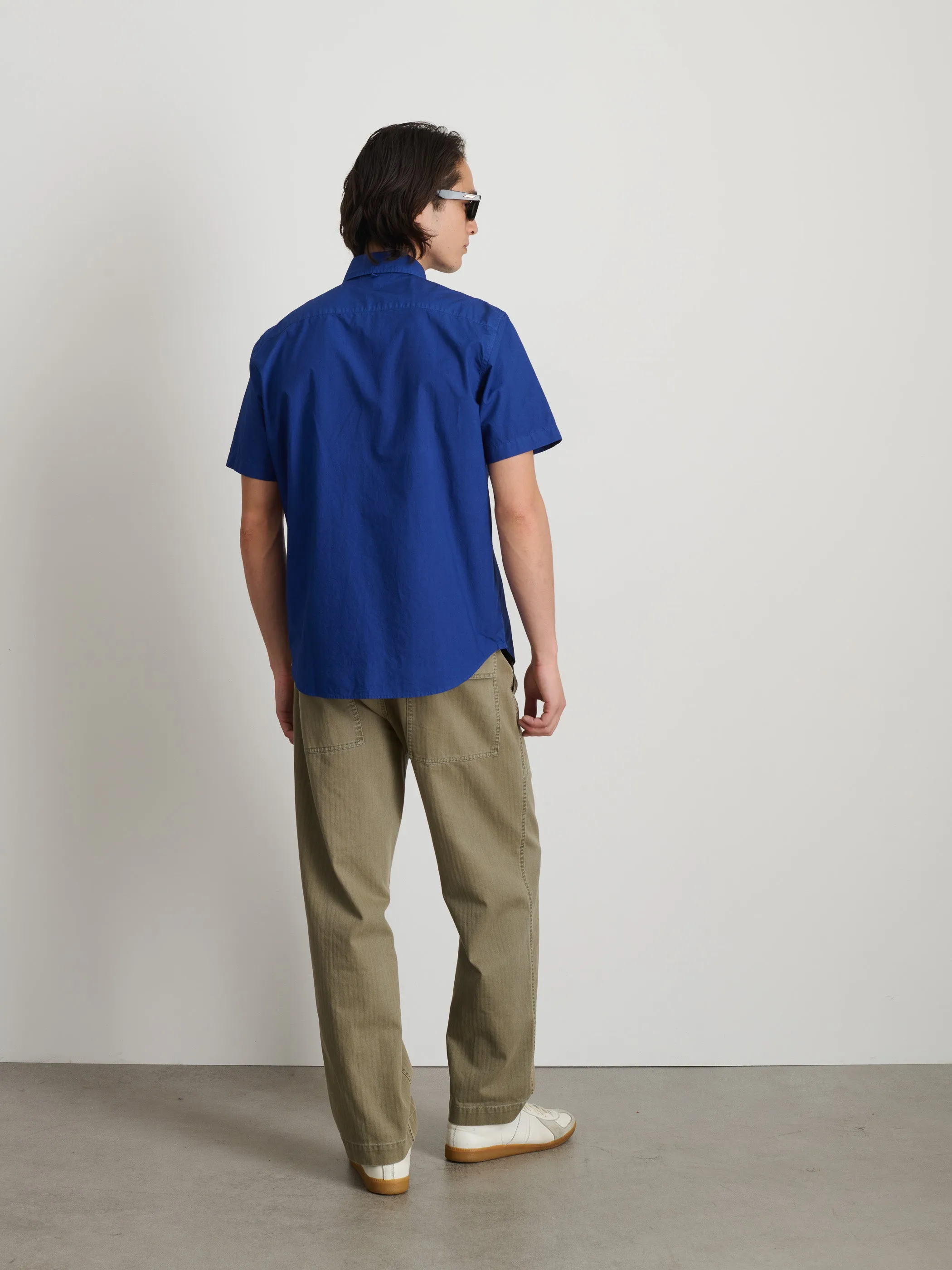 Short Sleeve Mill Shirt in Cotton Poplin sold by Alex Mill product image thumbnail 5