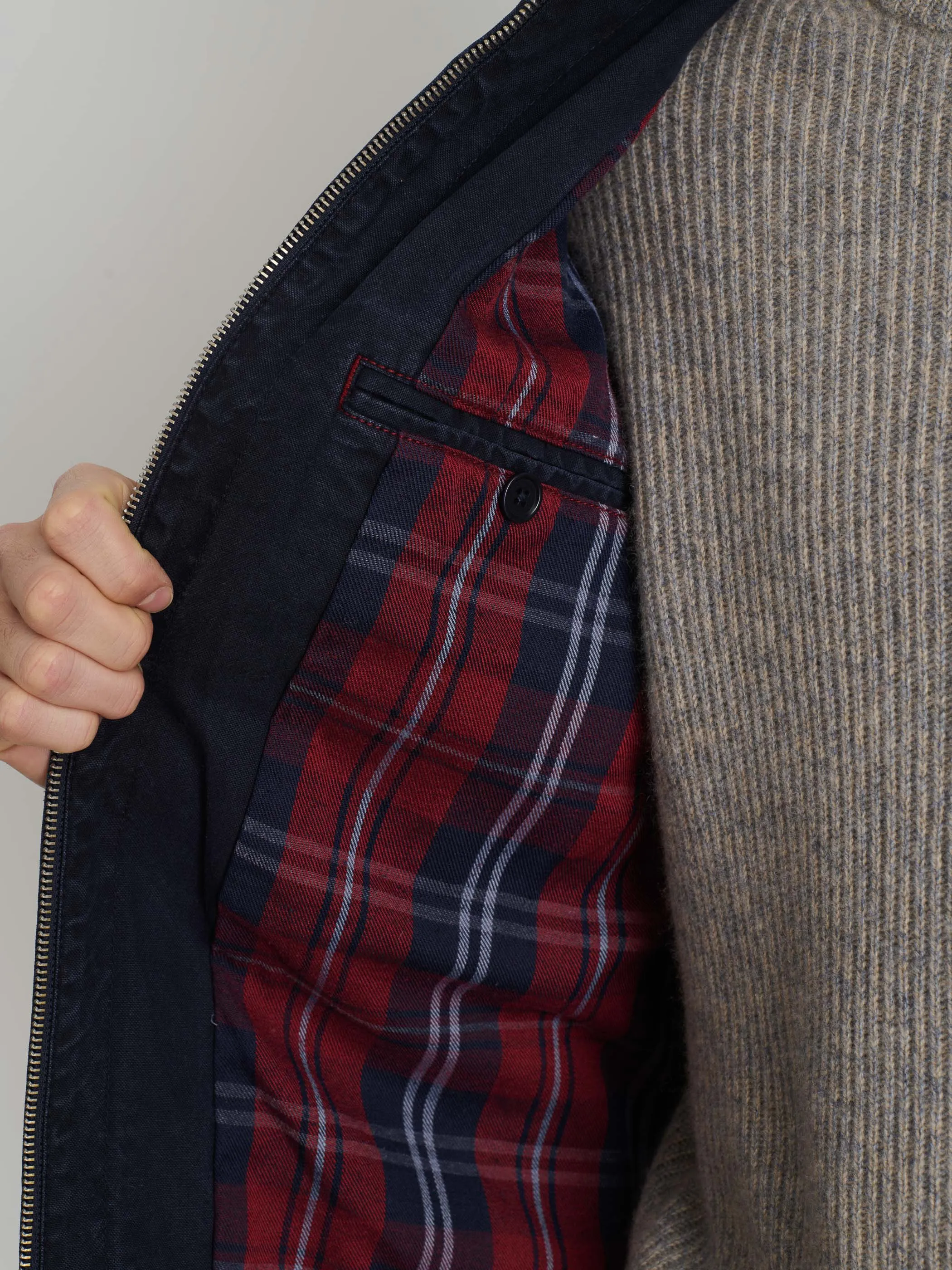 Miller Zip Jacket in Canvas sold by Alex Mill product image thumbnail 5