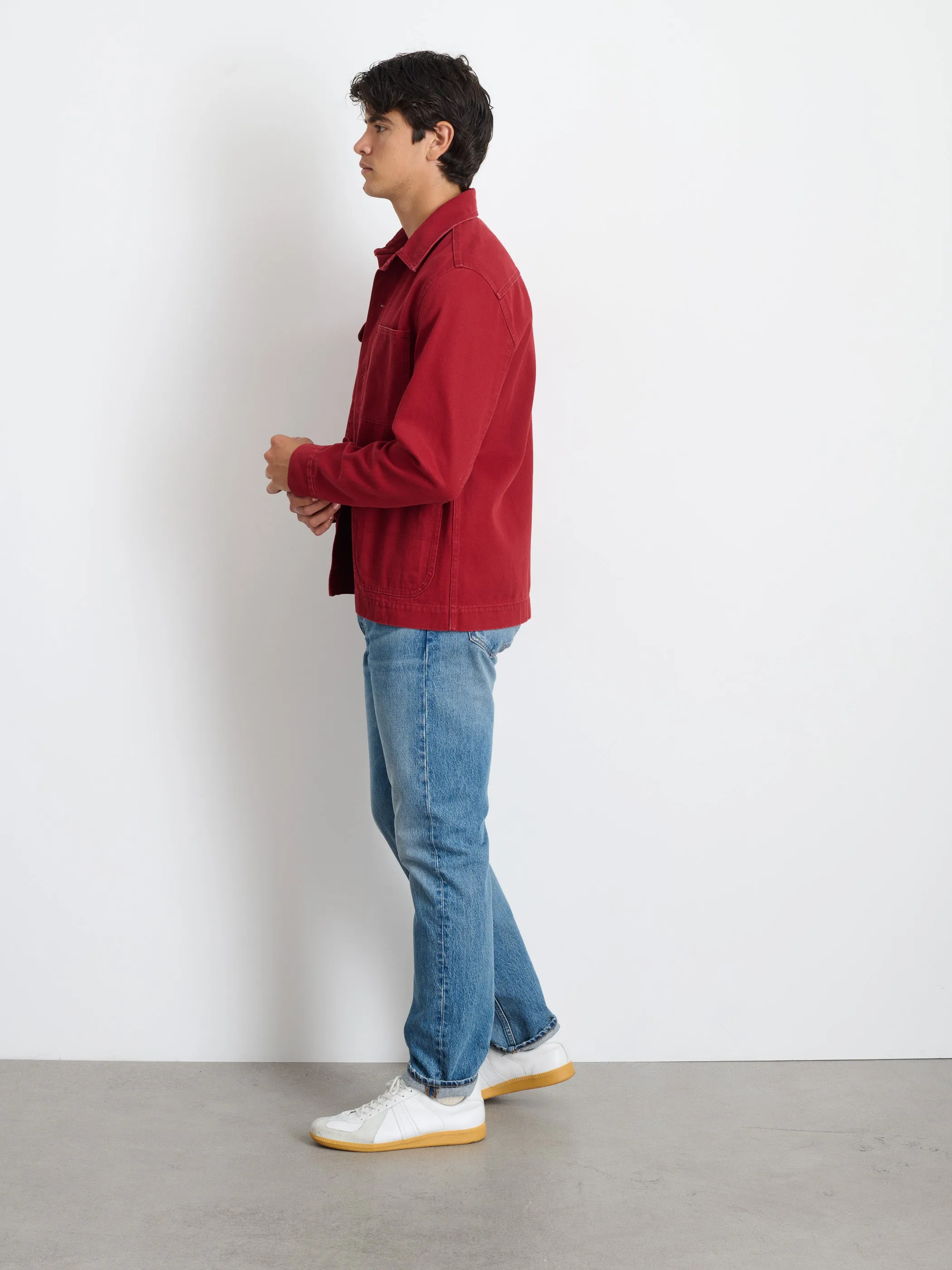 Garment Dyed Work Jacket in Recycled Denim sold by Alex Mill product image thumbnail 4