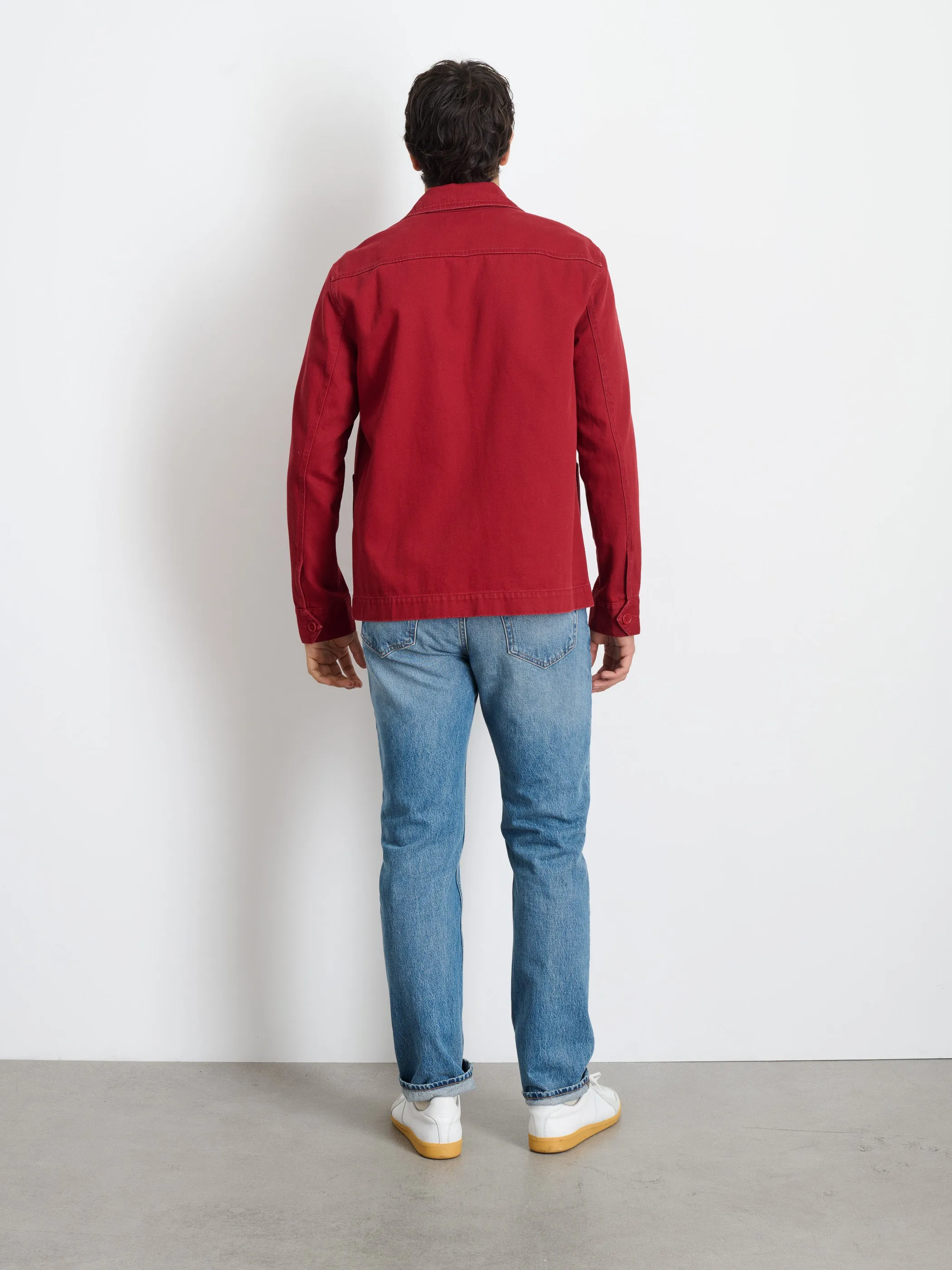 Garment Dyed Work Jacket in Recycled Denim sold by Alex Mill product image thumbnail 5