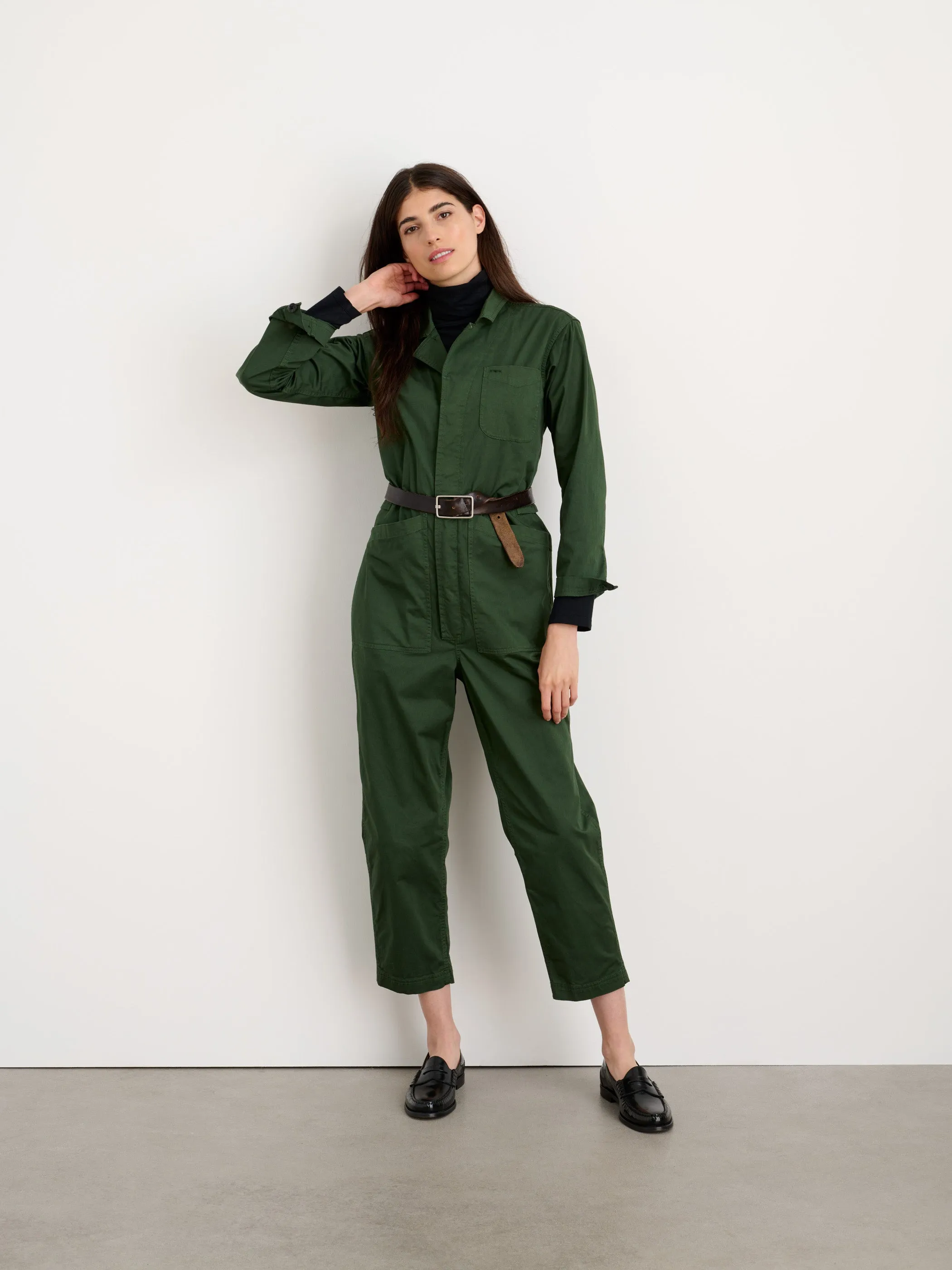 Standard Jumpsuit in Cotton Twill sold by Alex Mill product image thumbnail 2
