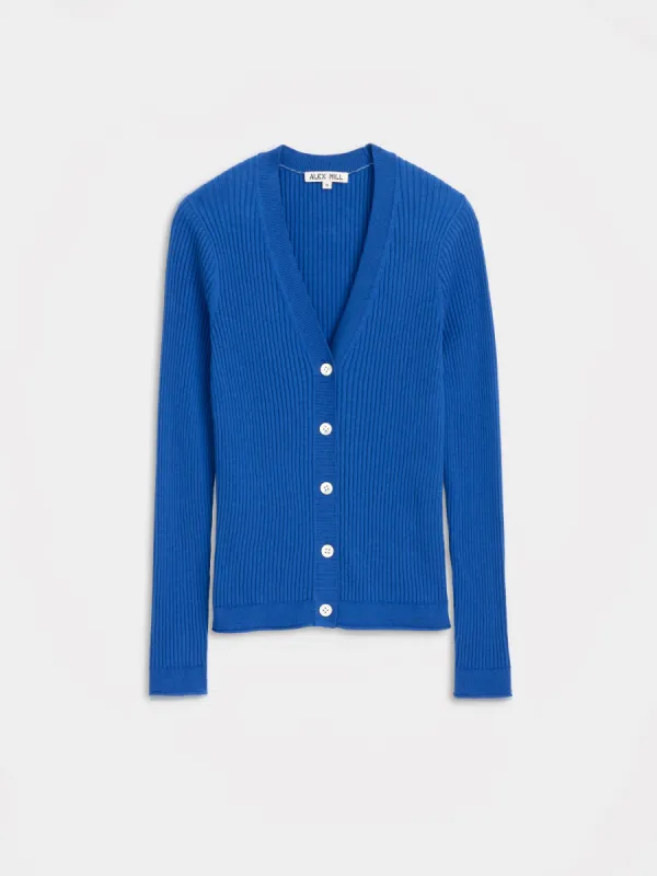 V-Neck Ribbed Cardigan sold by Alex Mill