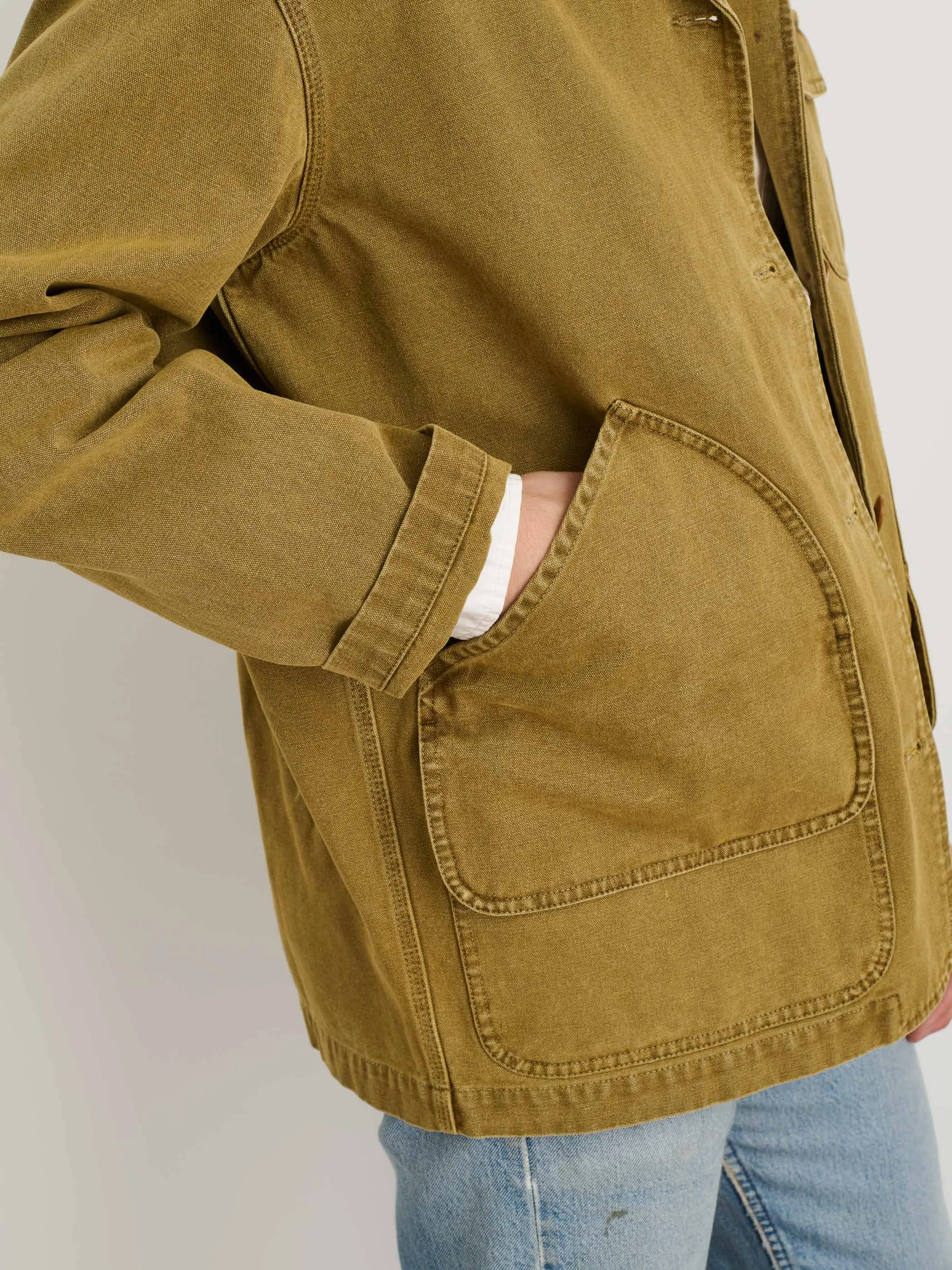 Frontier Jacket In Canvas sold by Alex Mill product image thumbnail 4