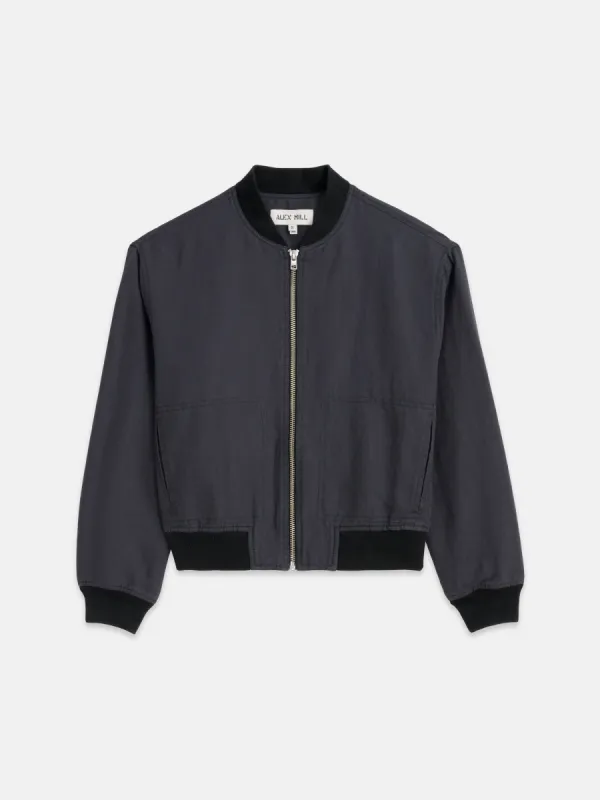 Madeline Cropped Zip Jacket sold by Alex Mill