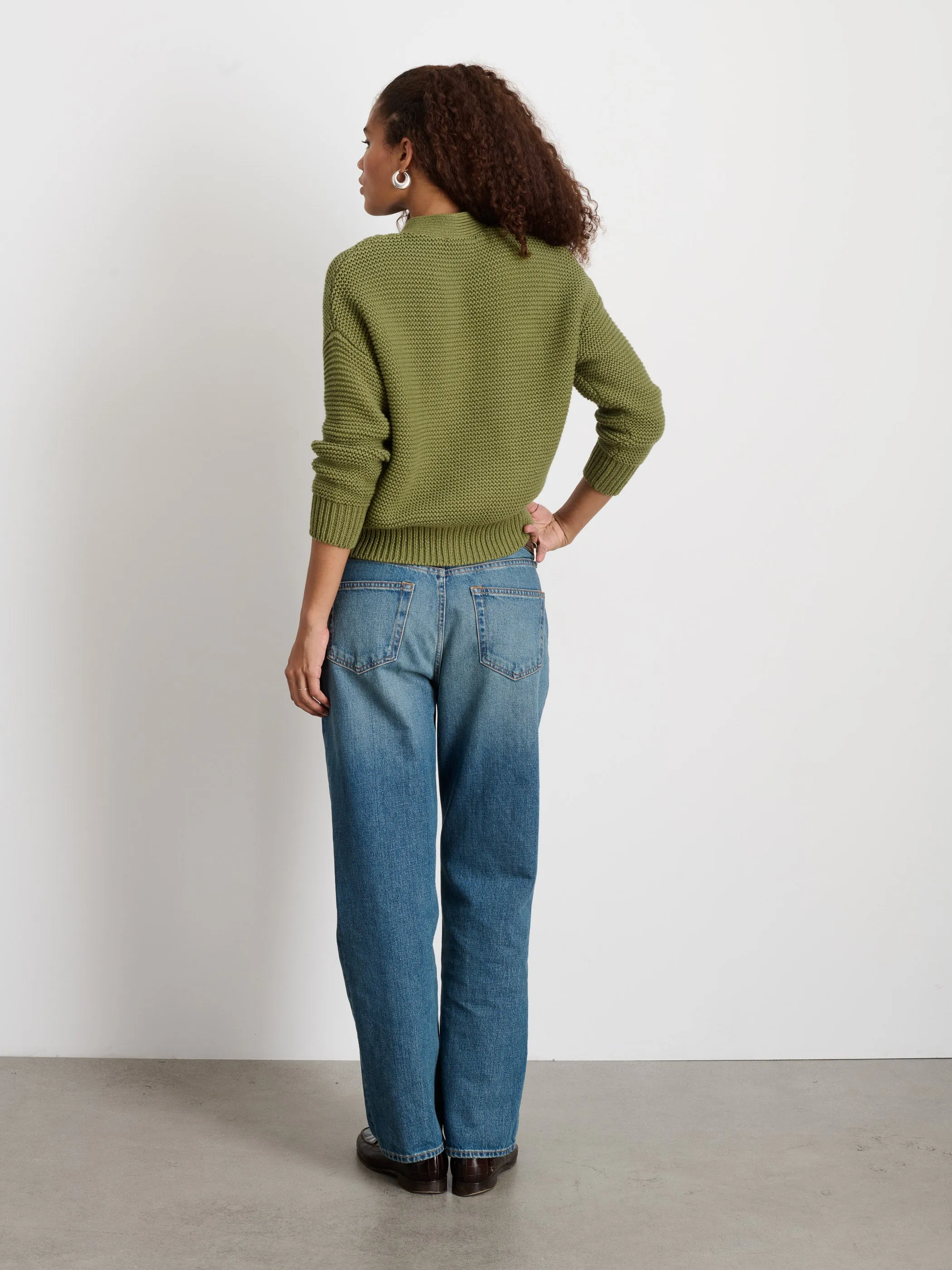 Nico Cardigan In Cotton sold by Alex Mill product image thumbnail 5