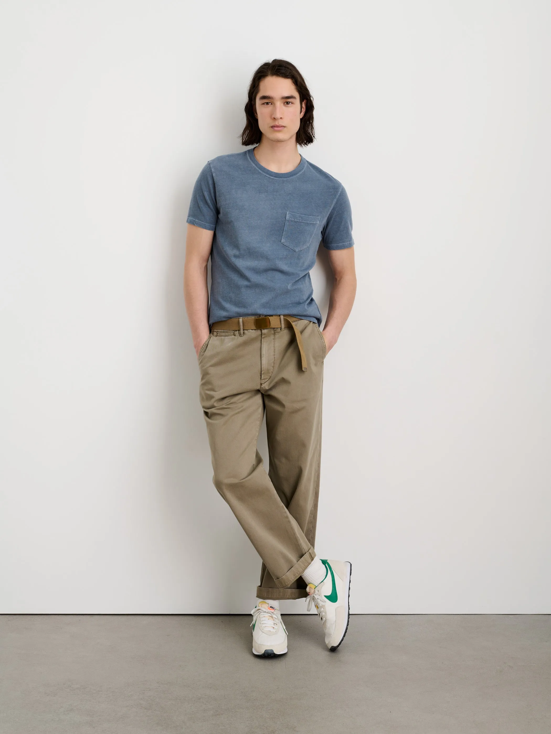 Straight Leg Pant in Vintage Washed Chino sold by Alex Mill product image thumbnail 3