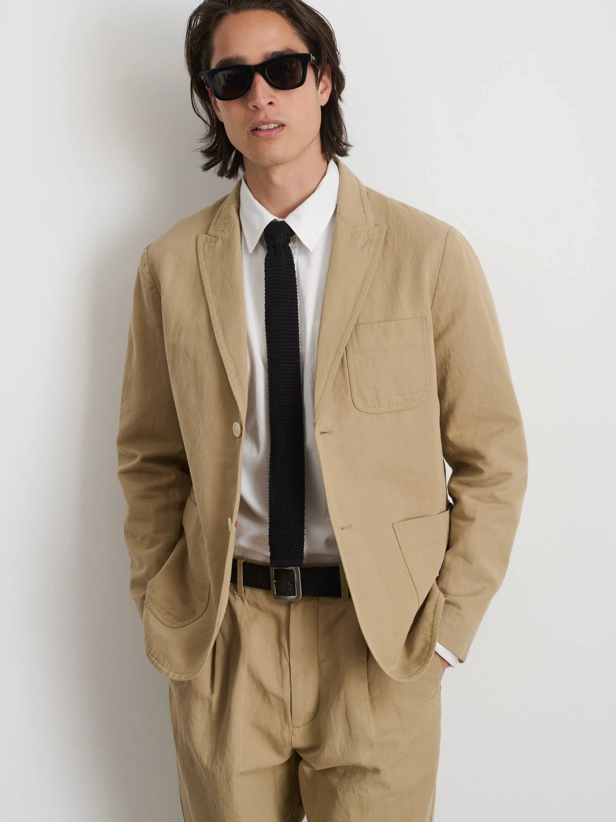 Mercer Blazer in Cotton Linen sold by Alex Mill product image thumbnail 2