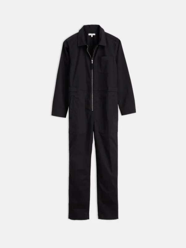 Standard Zip Front Jumpsuit in Cotton Twill sold by Alex Mill