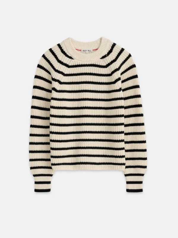 Amalie Pullover Sweater In Stripe sold by Alex Mill