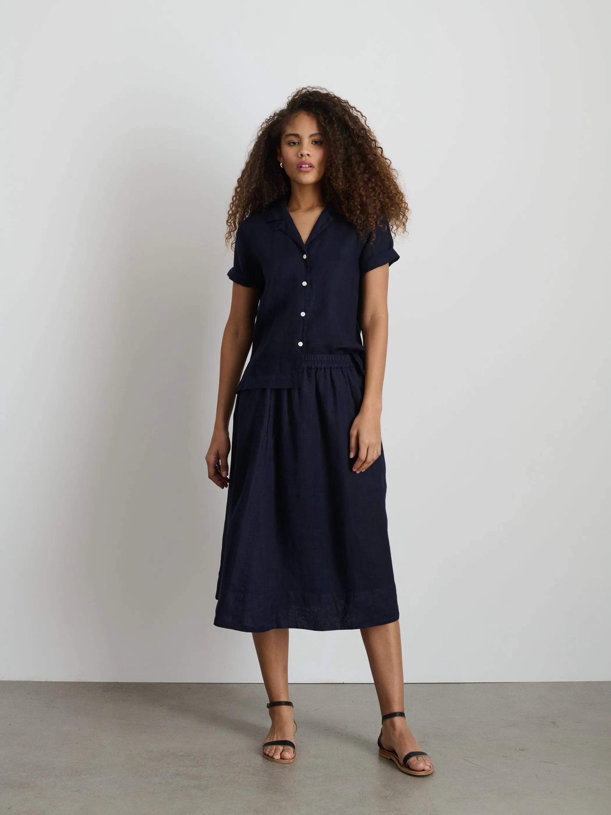 Maddie Skirt in Linen sold by Alex Mill product image thumbnail 3