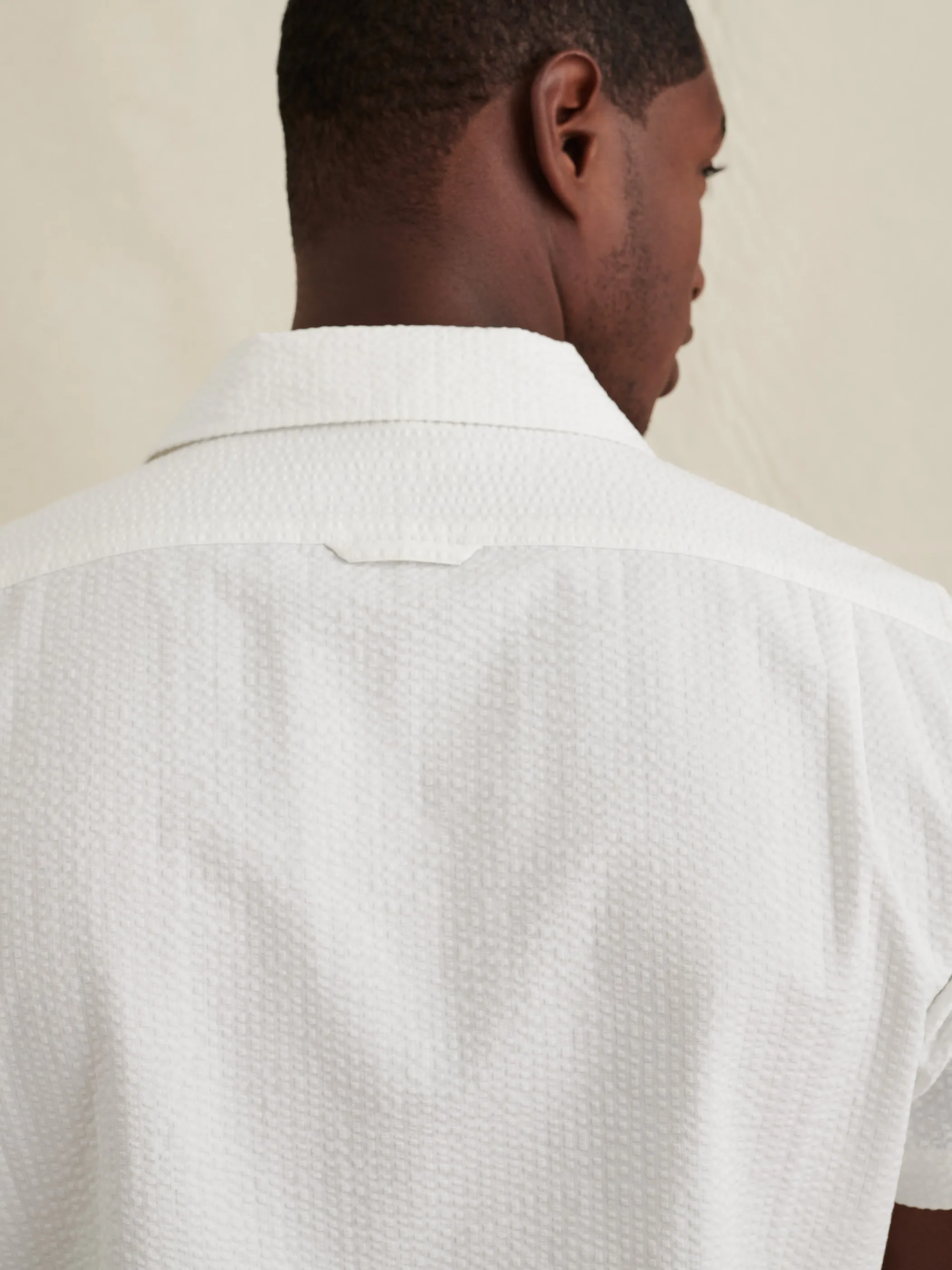 Garment Dyed Seersucker Shirt sold by Alex Mill product image thumbnail 5