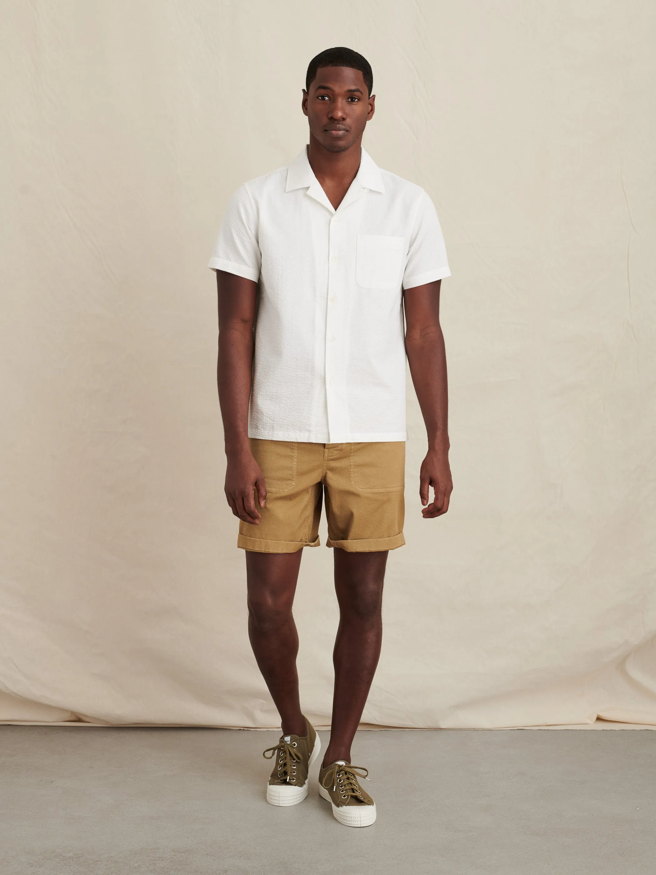 Garment Dyed Seersucker Shirt sold by Alex Mill product image thumbnail 2