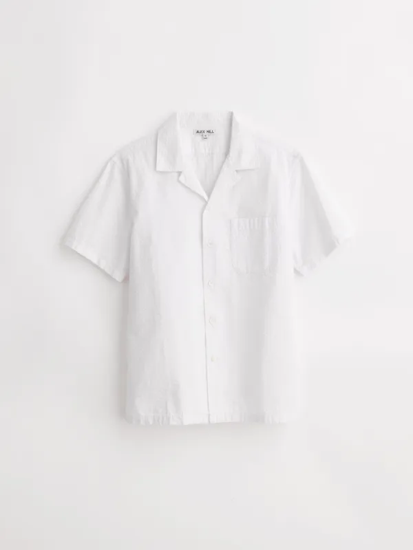 Garment Dyed Seersucker Shirt sold by Alex Mill