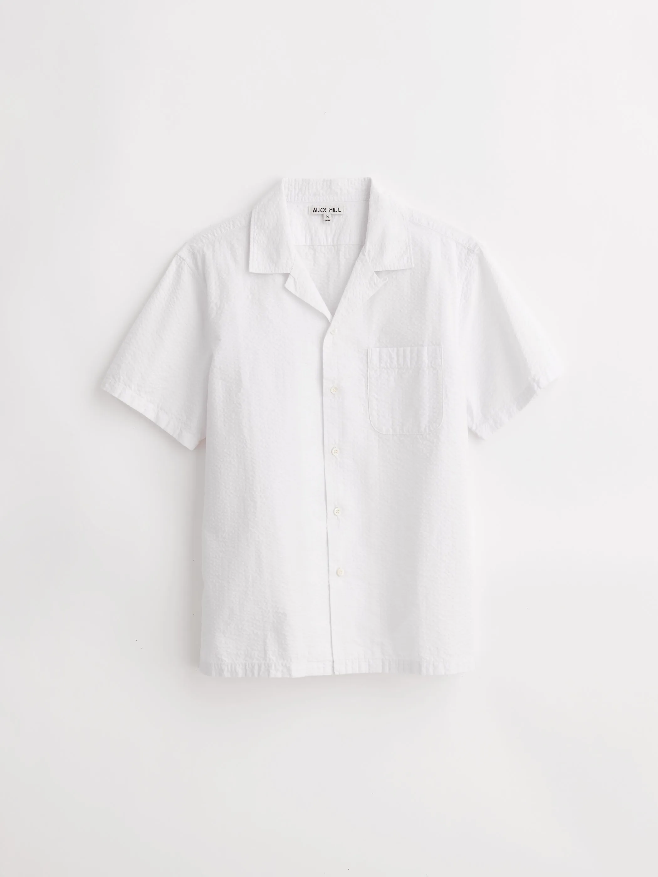 Garment Dyed Seersucker Shirt sold by Alex Mill