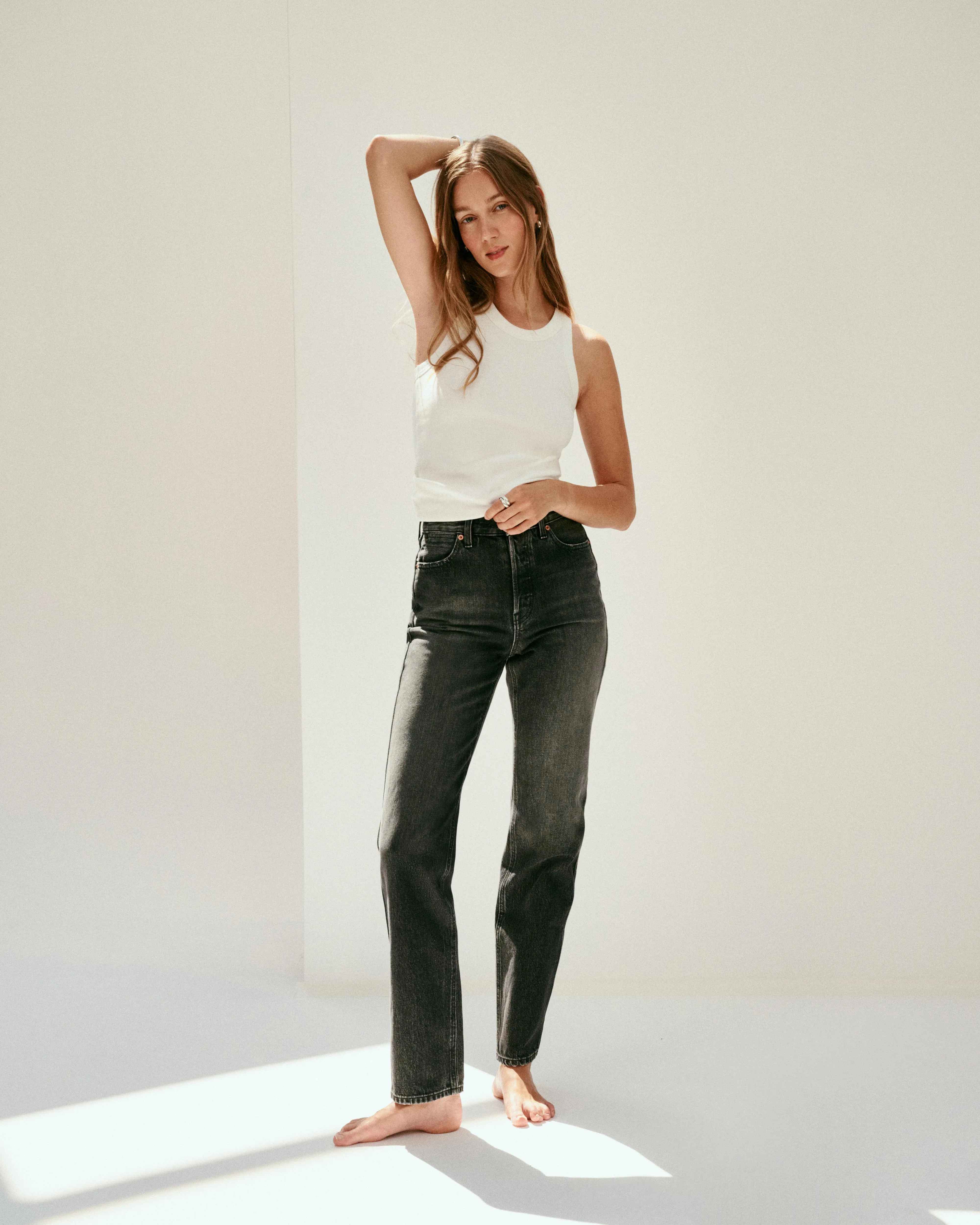 The Carla High Rise Straight sold by Alex Mill product image thumbnail 4