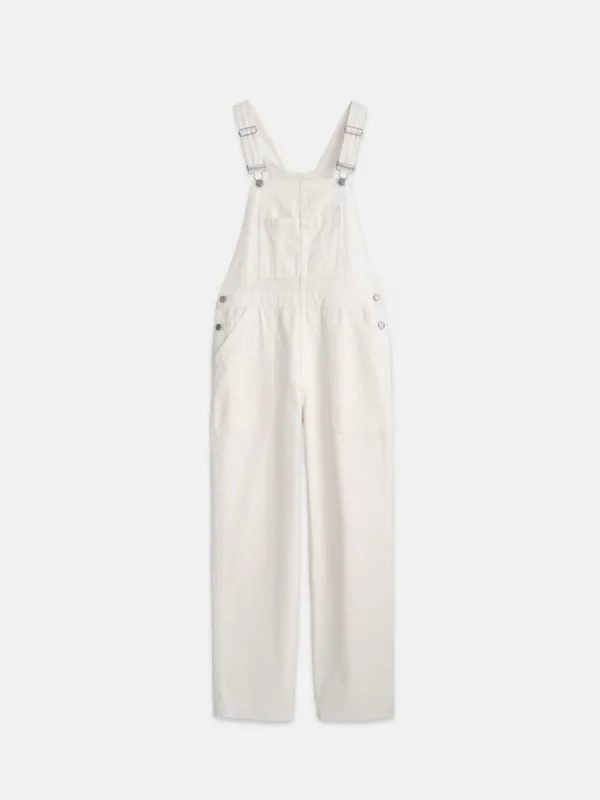 Lili Overall in White Denim sold by Alex Mill