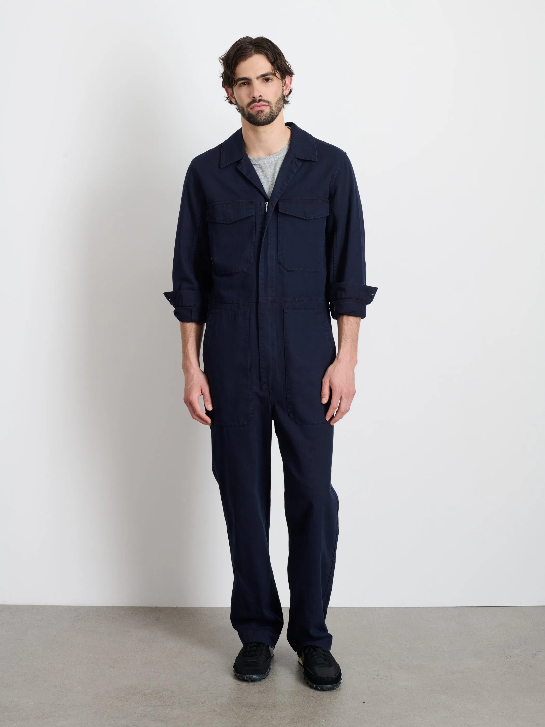 Zip Jumpsuit in Herringbone sold by Alex Mill product image thumbnail 3