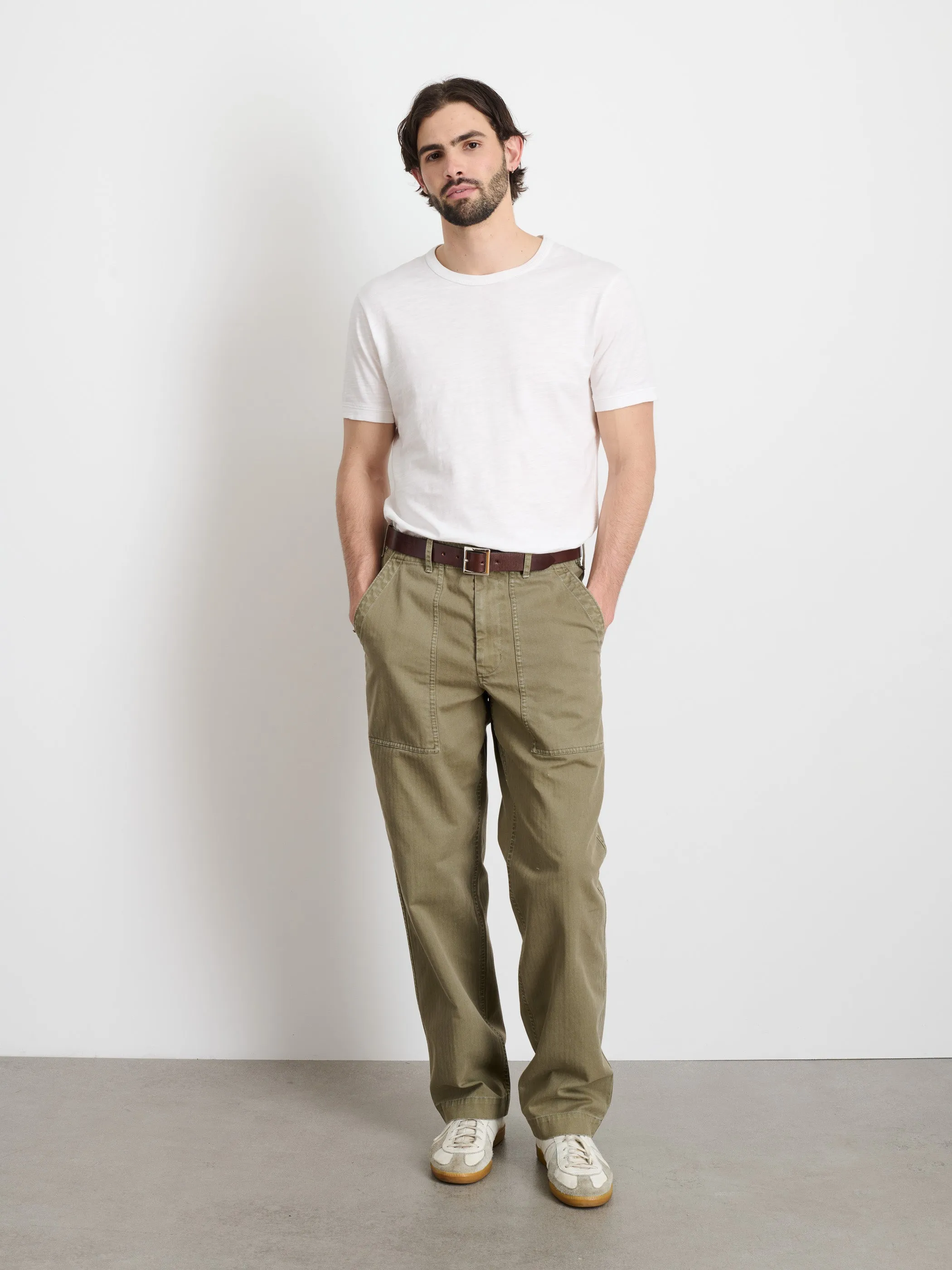 Field Pant In Herringbone sold by Alex Mill product image thumbnail 2