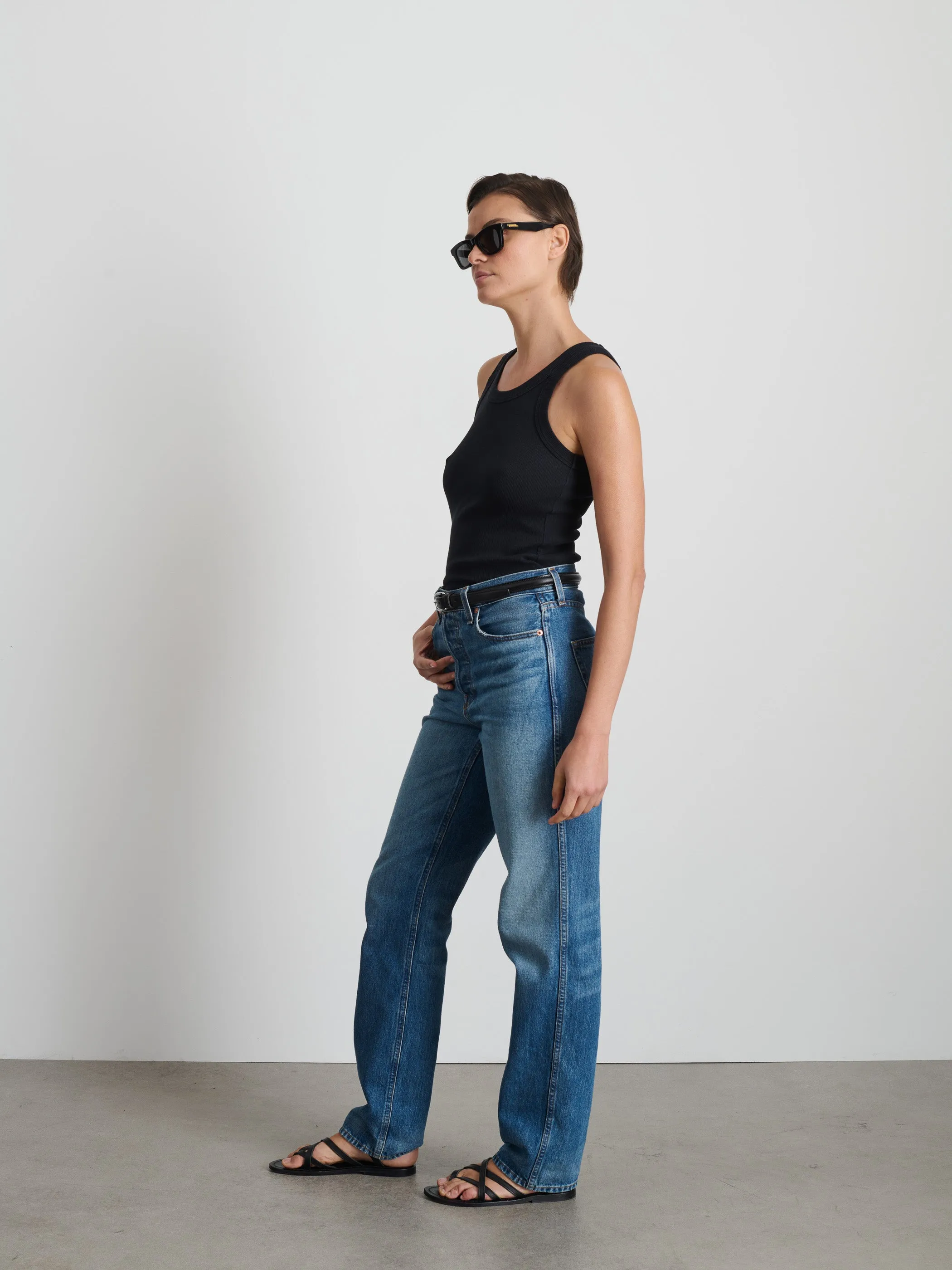 Everyday Rib Tank sold by Alex Mill product image thumbnail 4