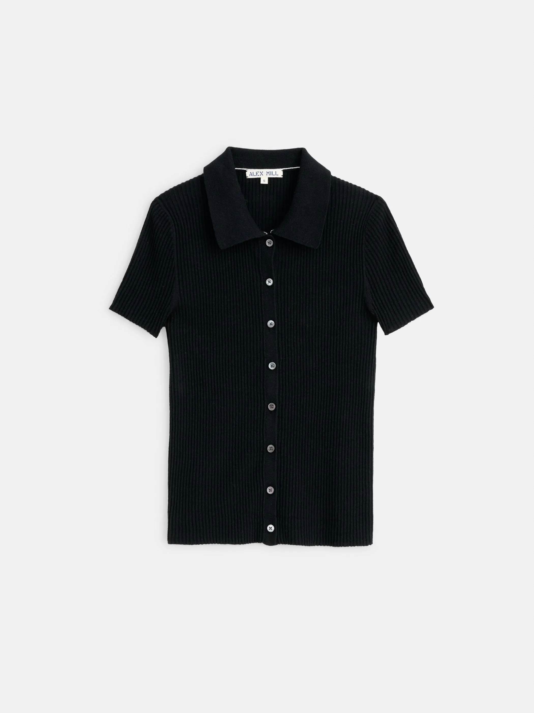Suzanne Ribbed Polo sold by Alex Mill