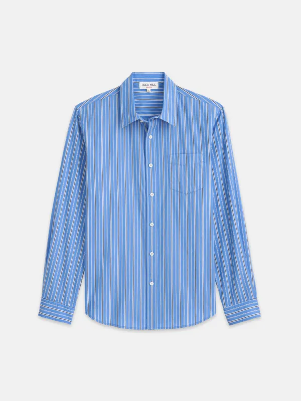 Mill Shirt In Ticking Stripe sold by Alex Mill