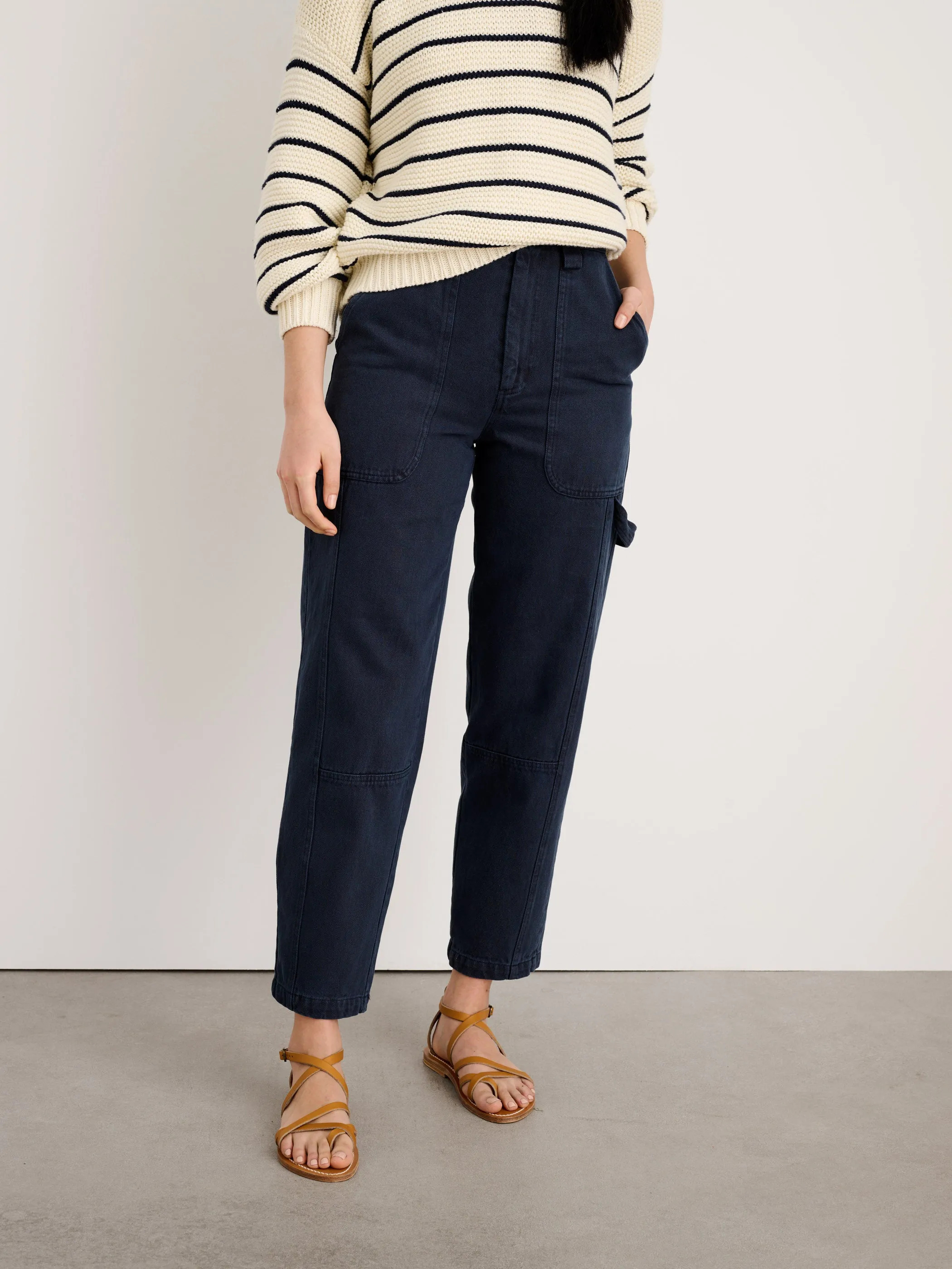 Phoebe Pant in Recycled Denim sold by Alex Mill product image thumbnail 3