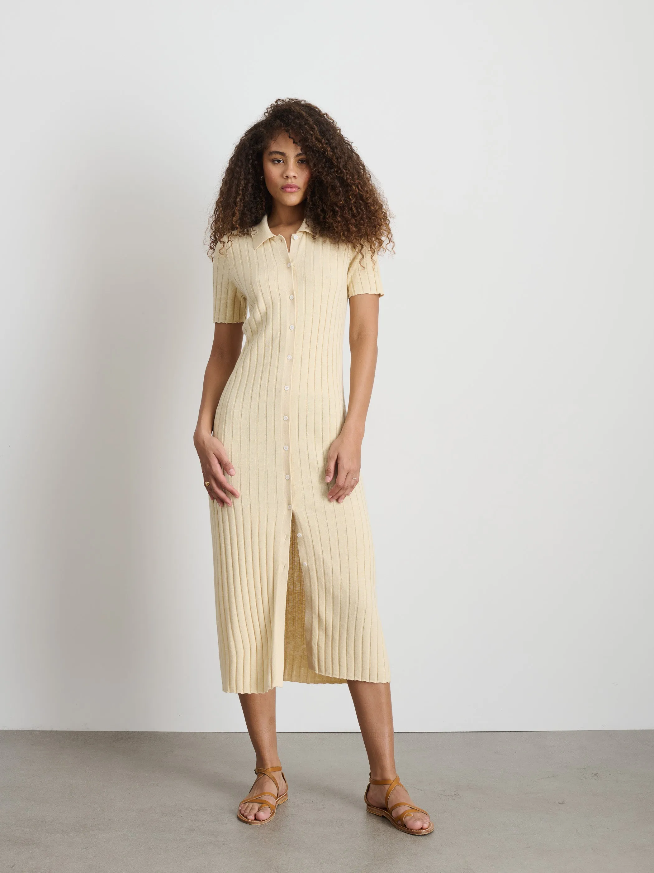 Alice Ribbed Sweater Dress sold by Alex Mill product image thumbnail 2