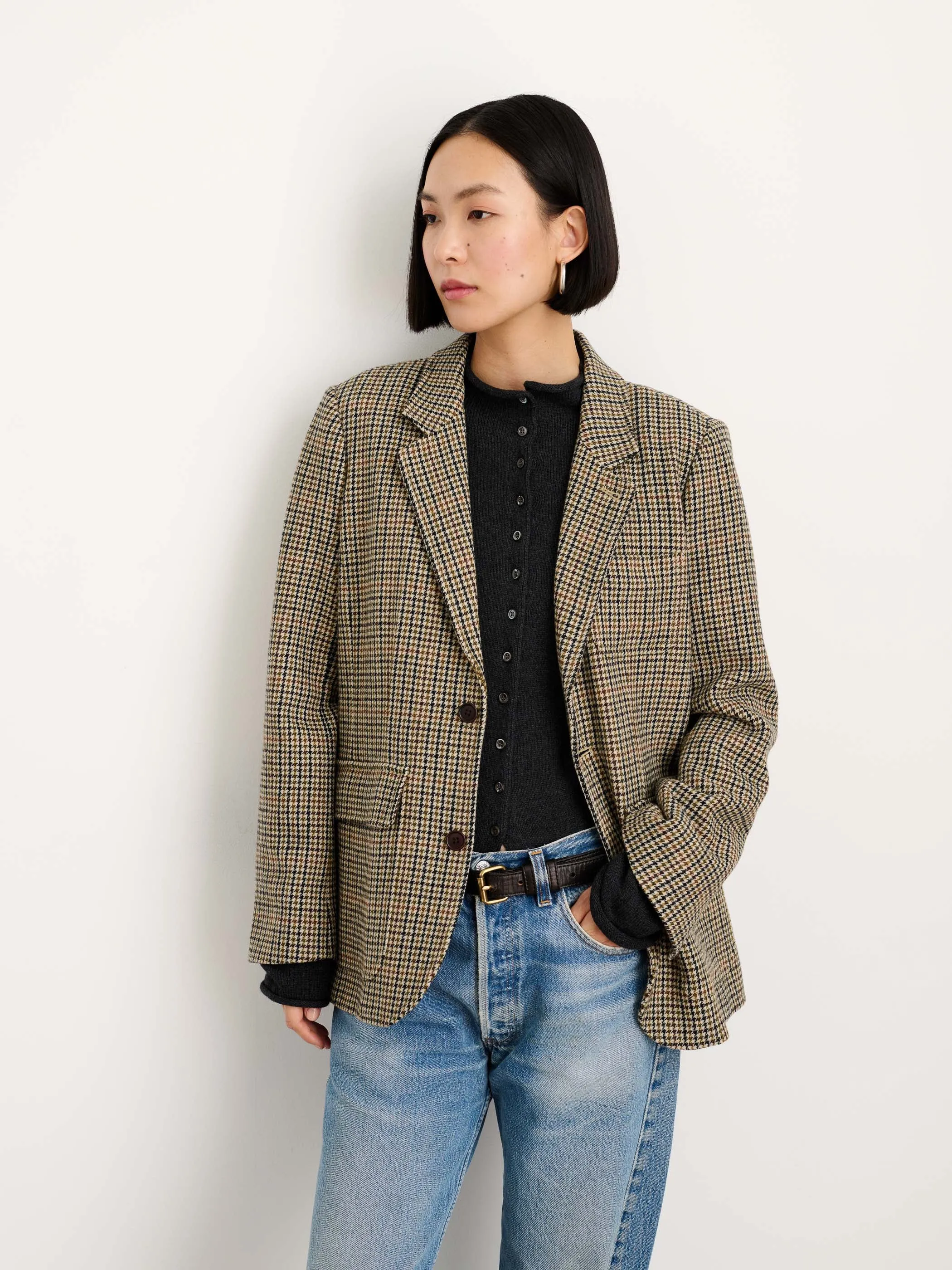 Cecilie Blazer in Wool Tweed sold by Alex Mill product image thumbnail 2