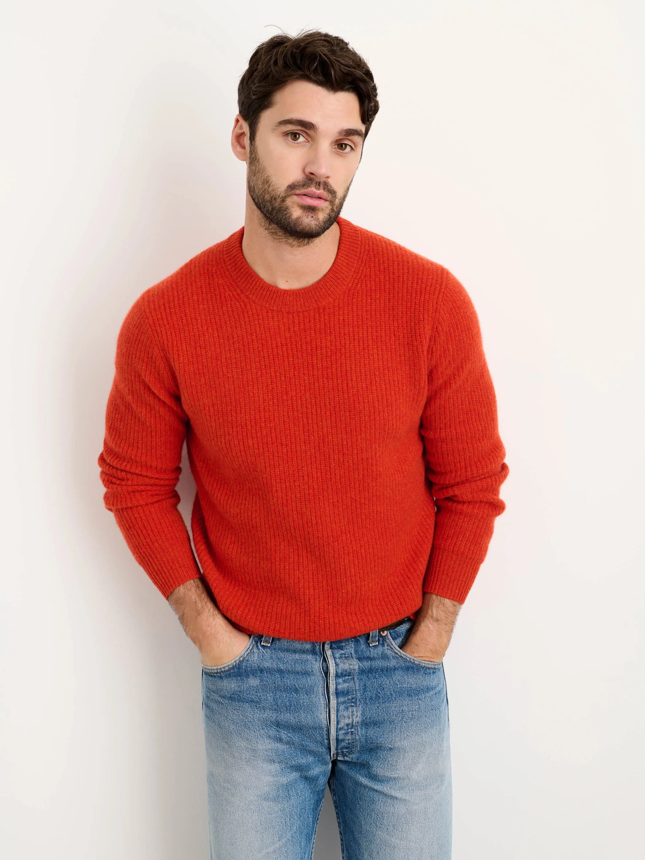 Jordan Sweater in Washed Cashmere sold by Alex Mill product image thumbnail 2
