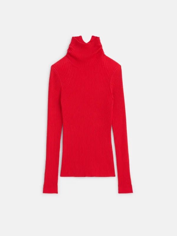 Christy Ribbed Turtleneck sold by Alex Mill