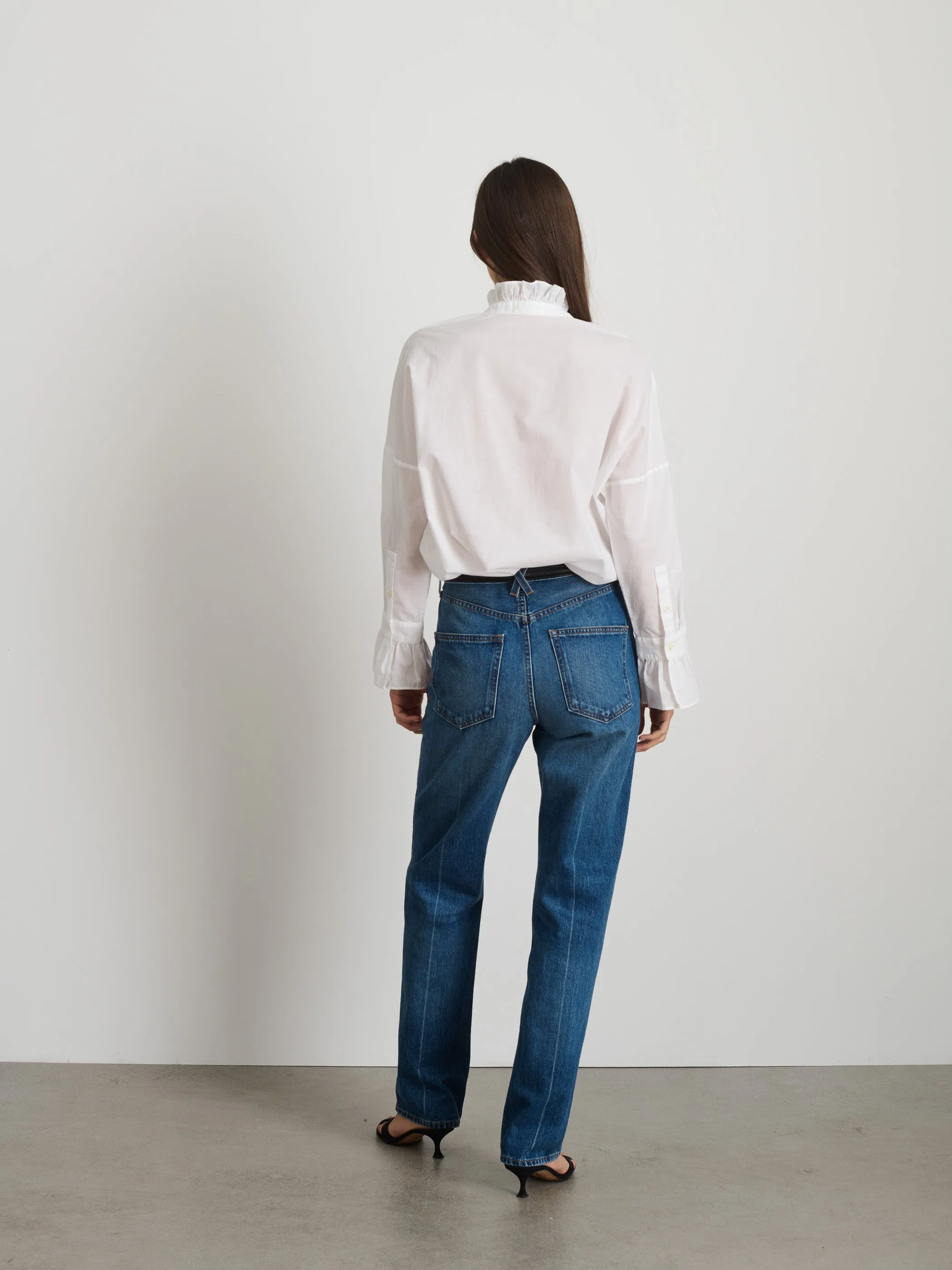 Blake Ruffle Shirt In Cotton Voile sold by Alex Mill product image thumbnail 5