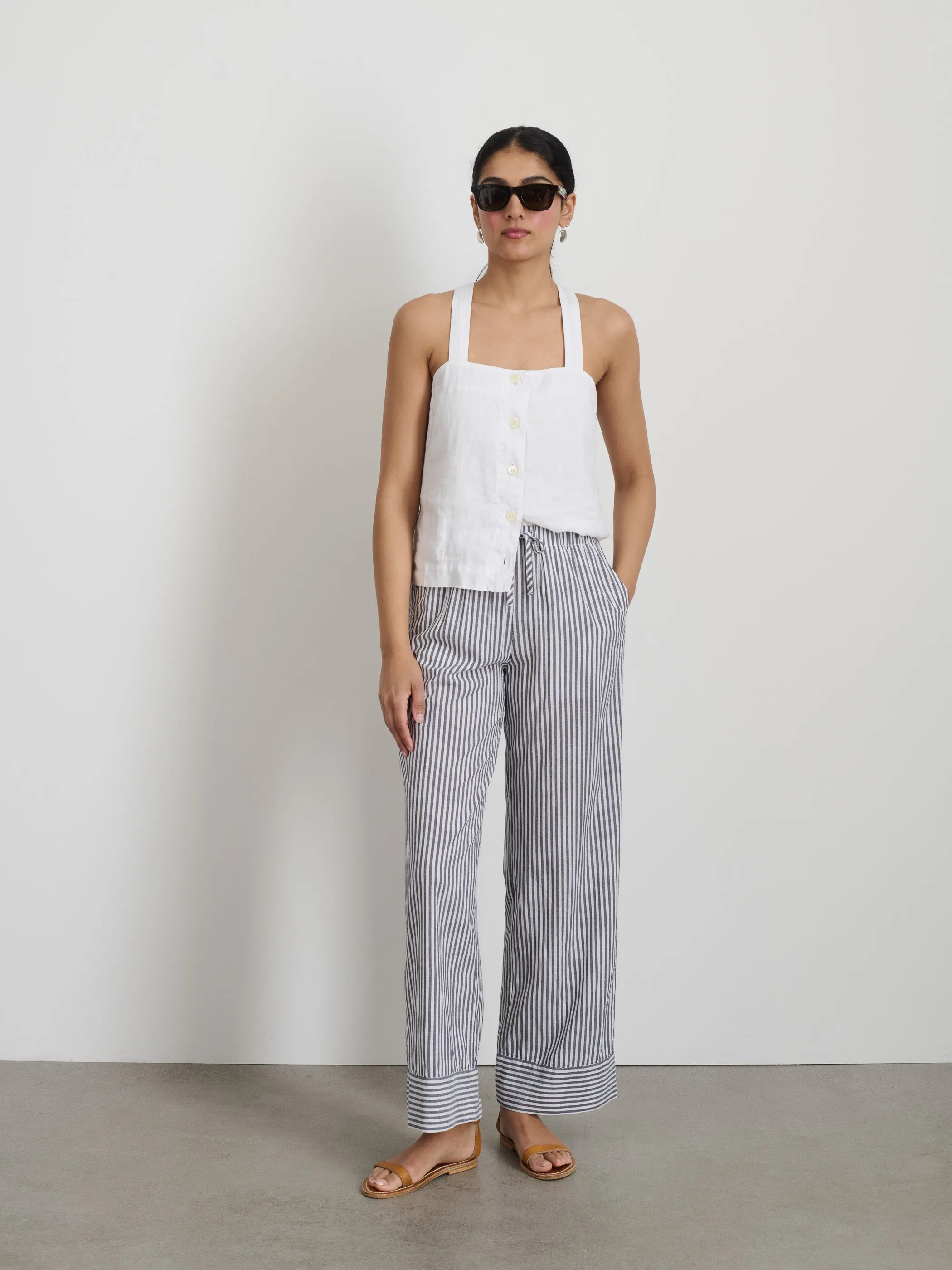 Riley Pant In Stripe sold by Alex Mill product image thumbnail 2