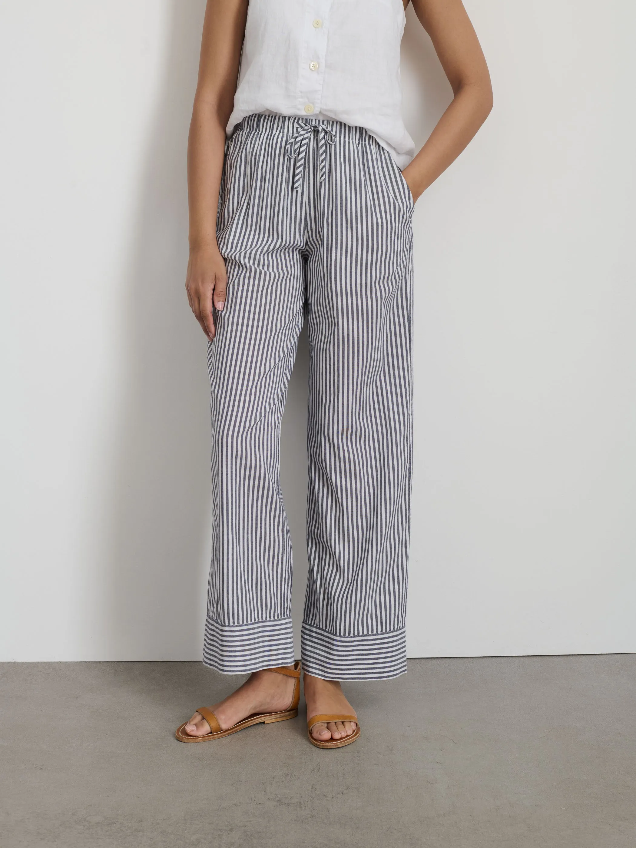 Riley Pant In Stripe sold by Alex Mill product image thumbnail 4
