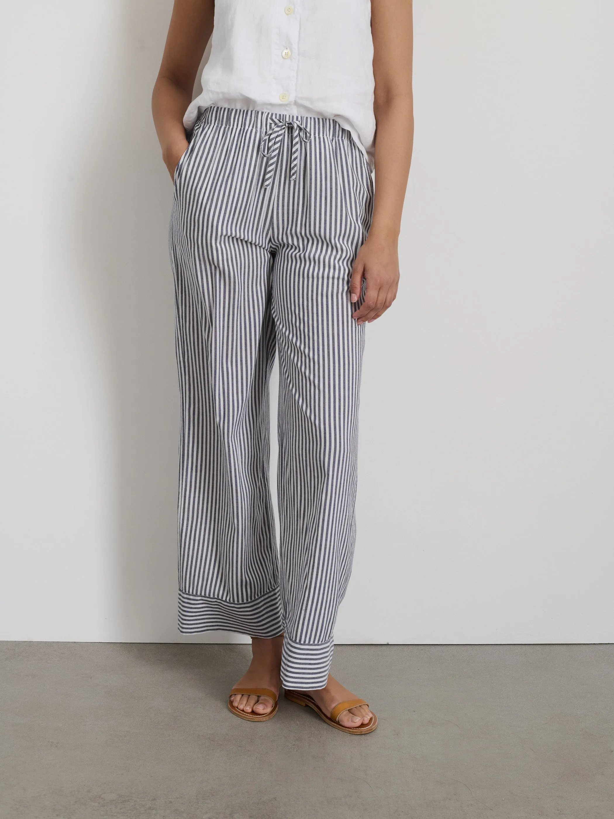 Riley Pant In Stripe sold by Alex Mill product image thumbnail 5