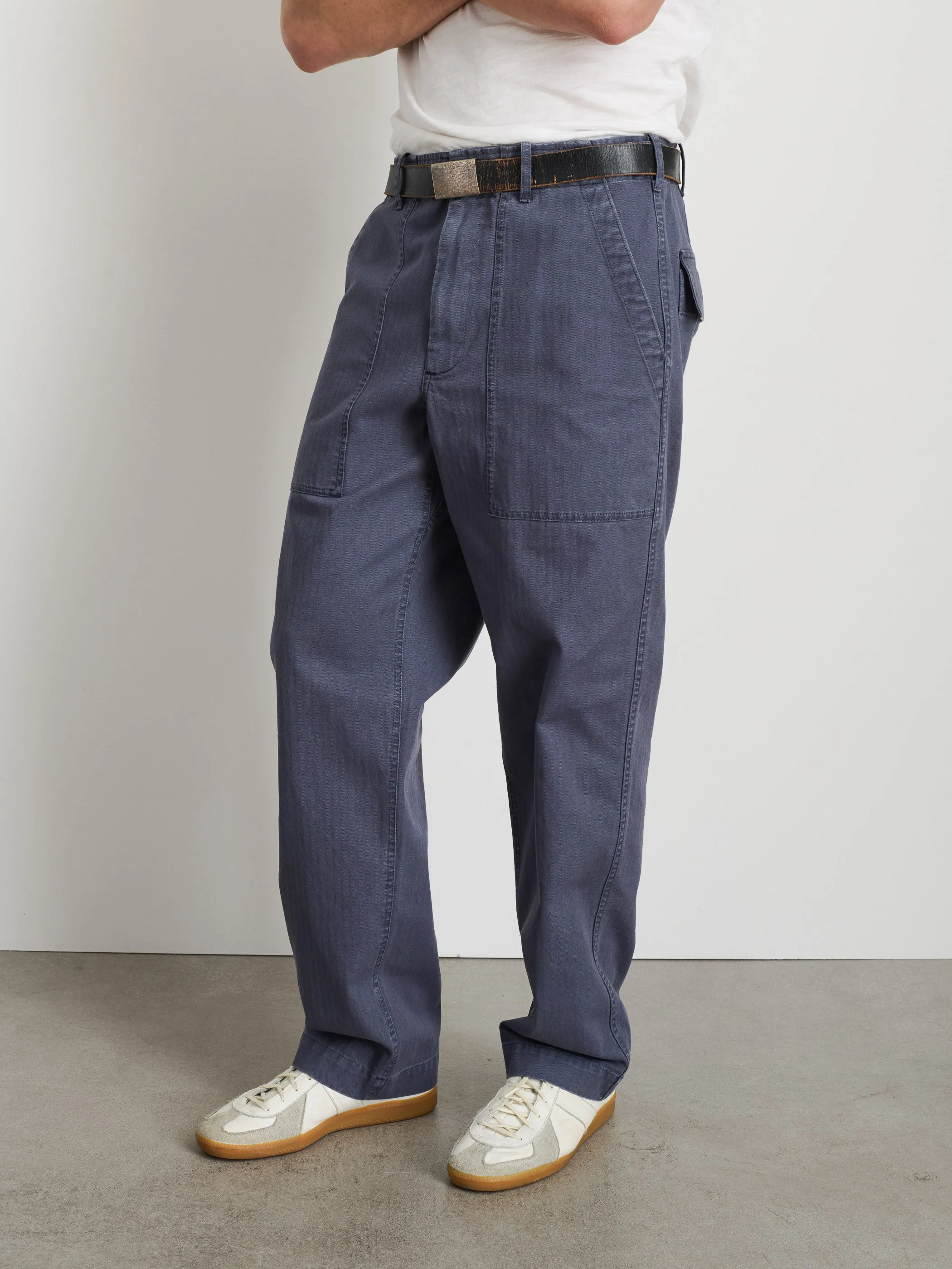 Field Pant In Herringbone sold by Alex Mill product image thumbnail 4