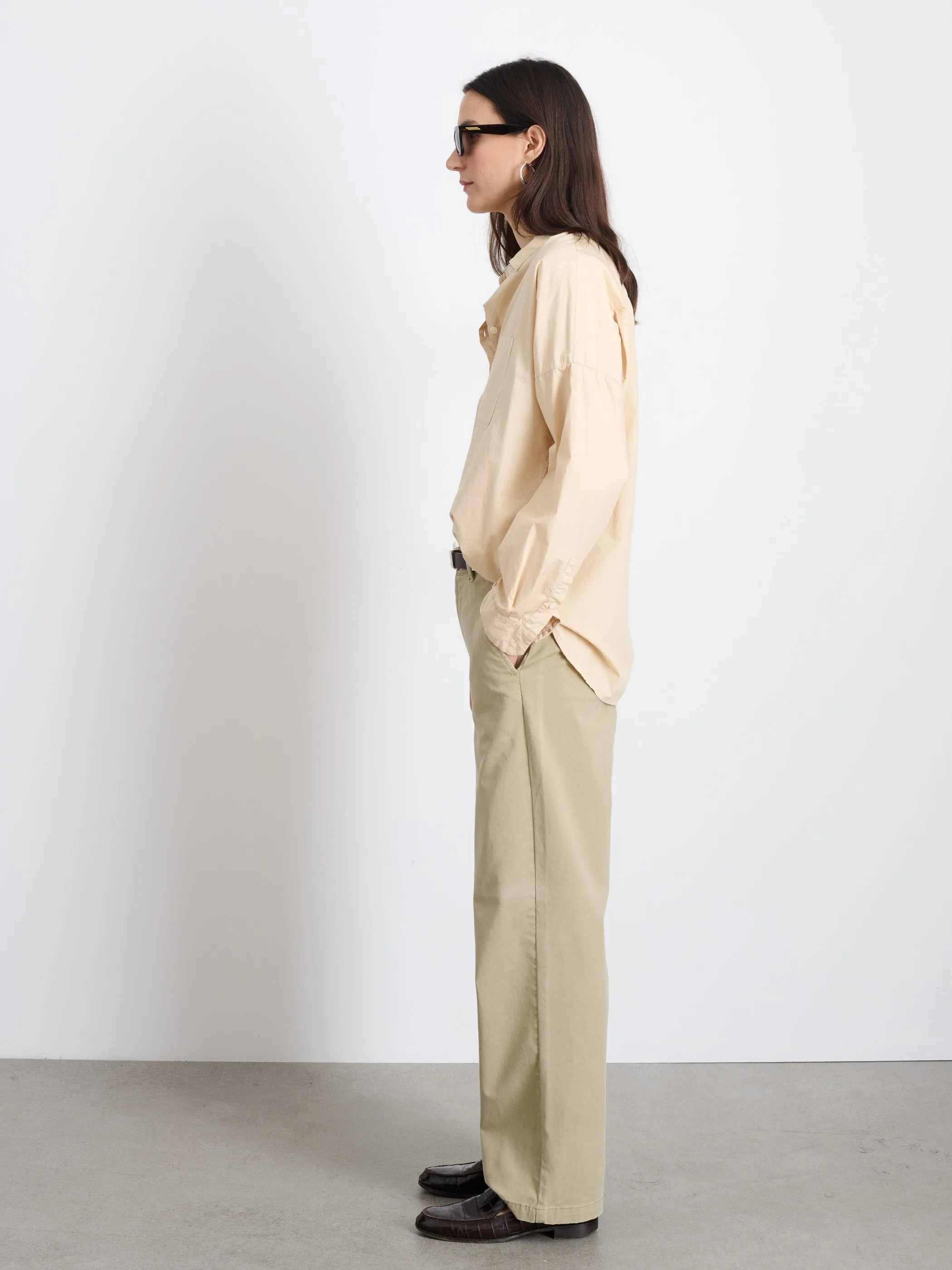 Jo Shirt In Cotton Poplin sold by Alex Mill product image thumbnail 3