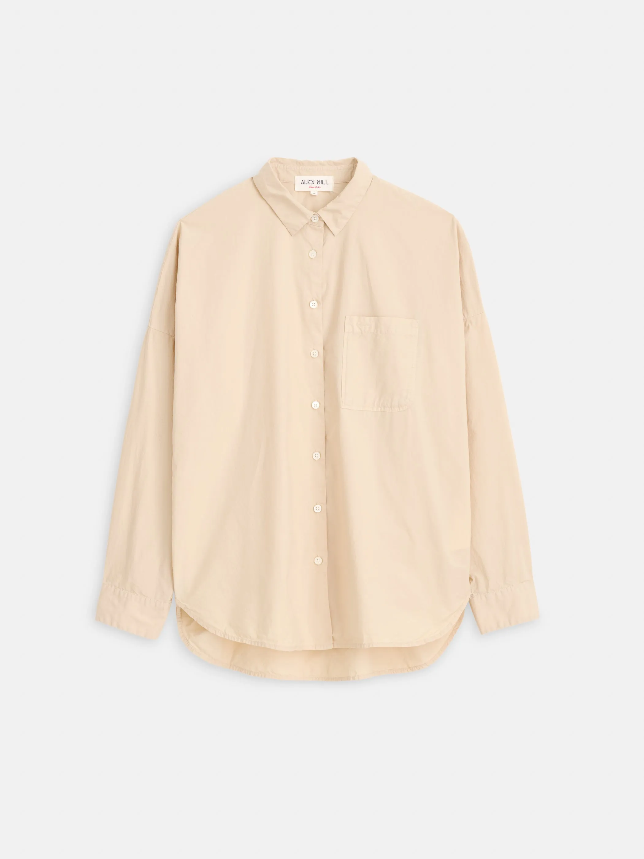 Jo Shirt In Cotton Poplin sold by Alex Mill