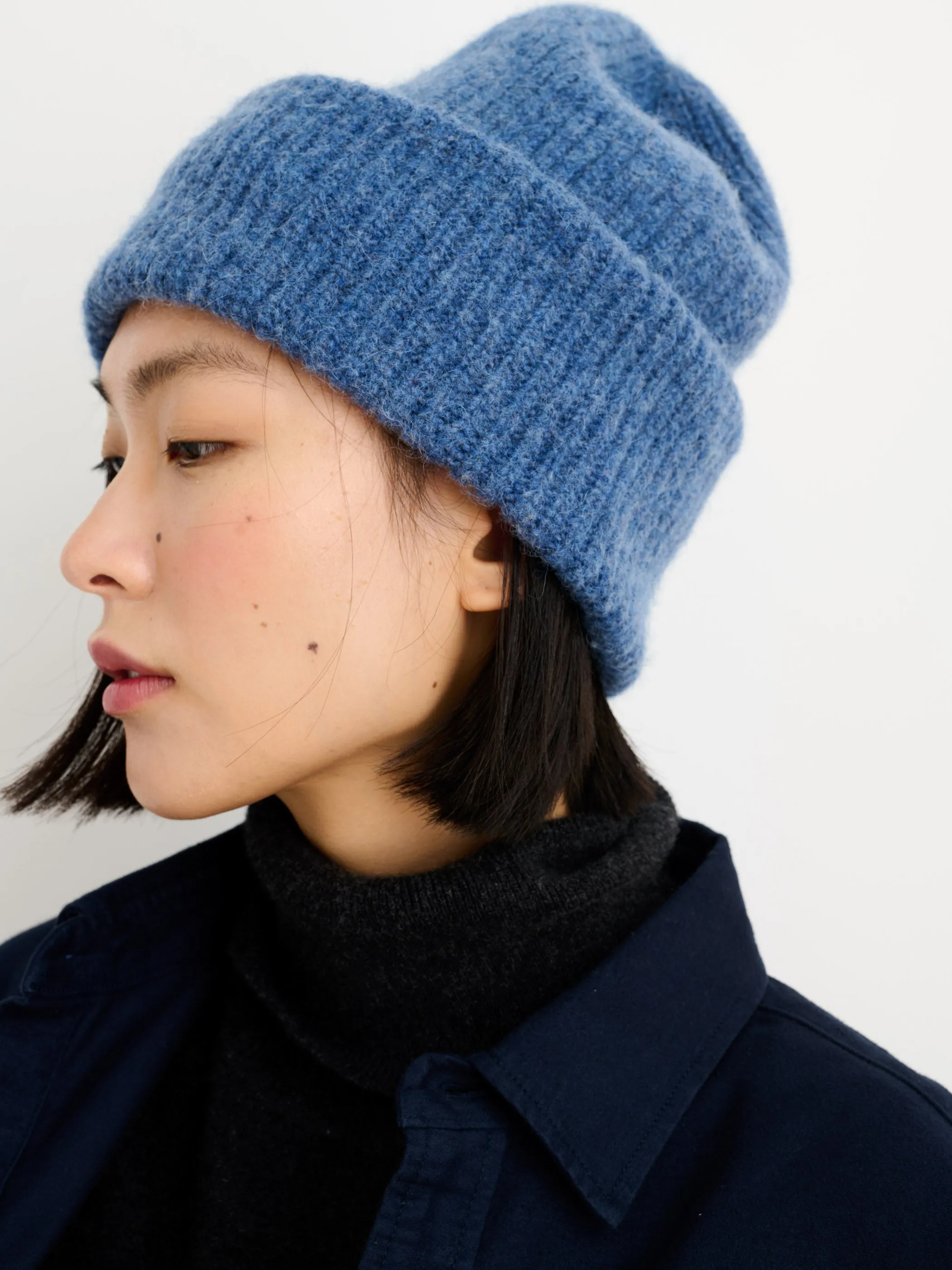 Cuffed Beanie in Alpaca Merino sold by Alex Mill product image thumbnail 4