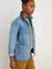 Britt Work Jacket in Denim sold by Alex Mill