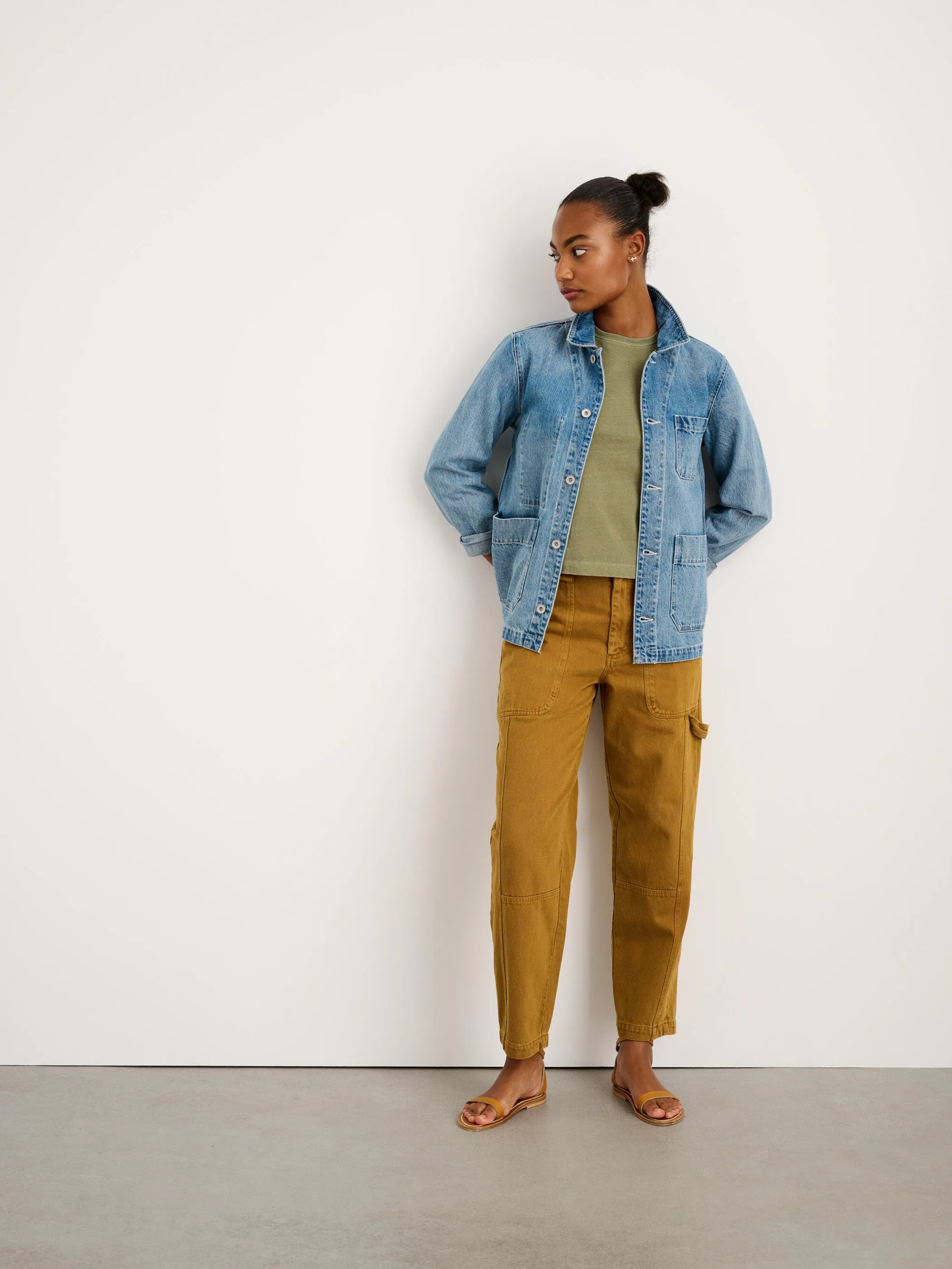Britt Work Jacket in Denim sold by Alex Mill product image thumbnail 2