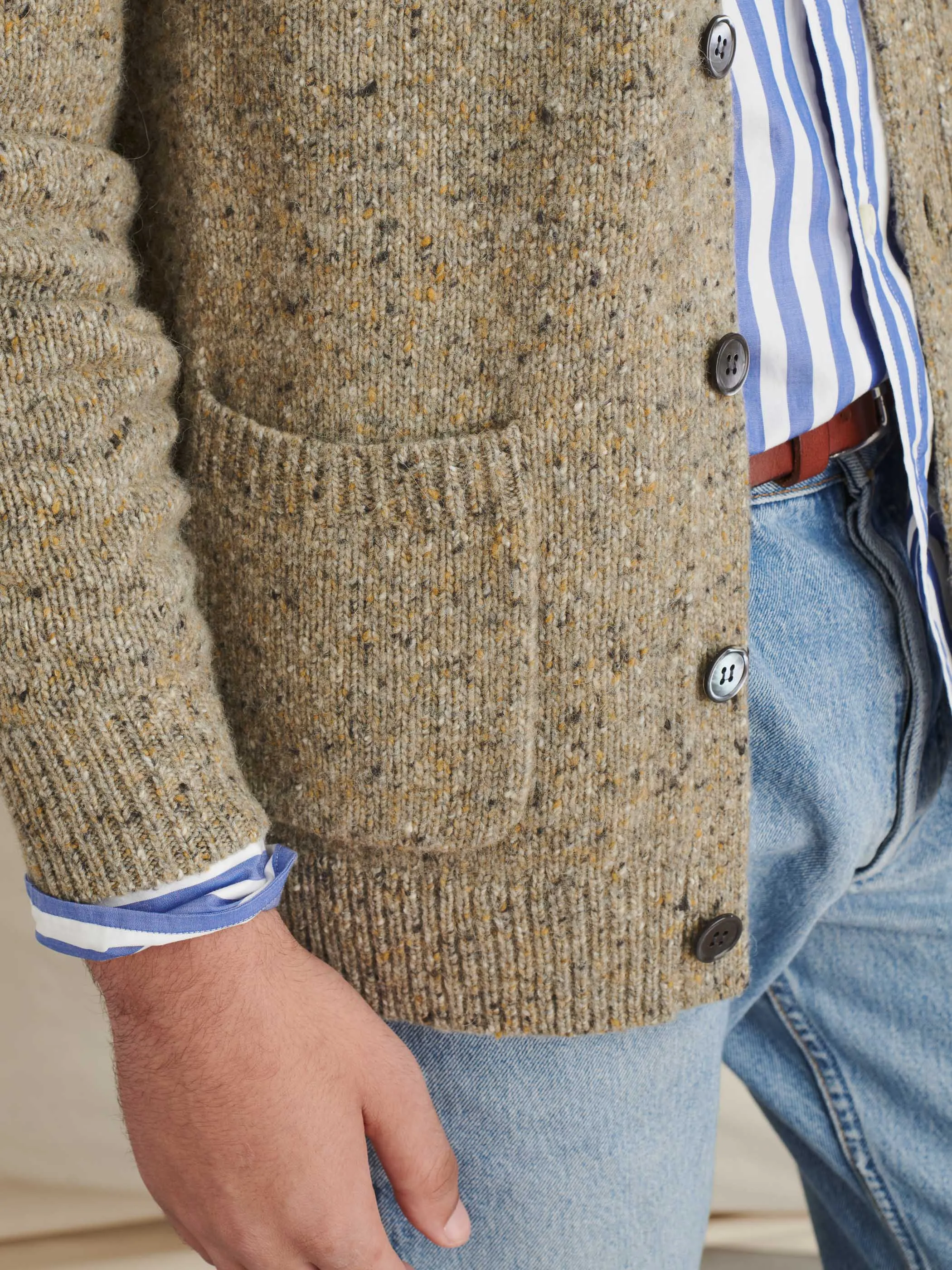 Donegal Wool Cardigan sold by Alex Mill product image thumbnail 5