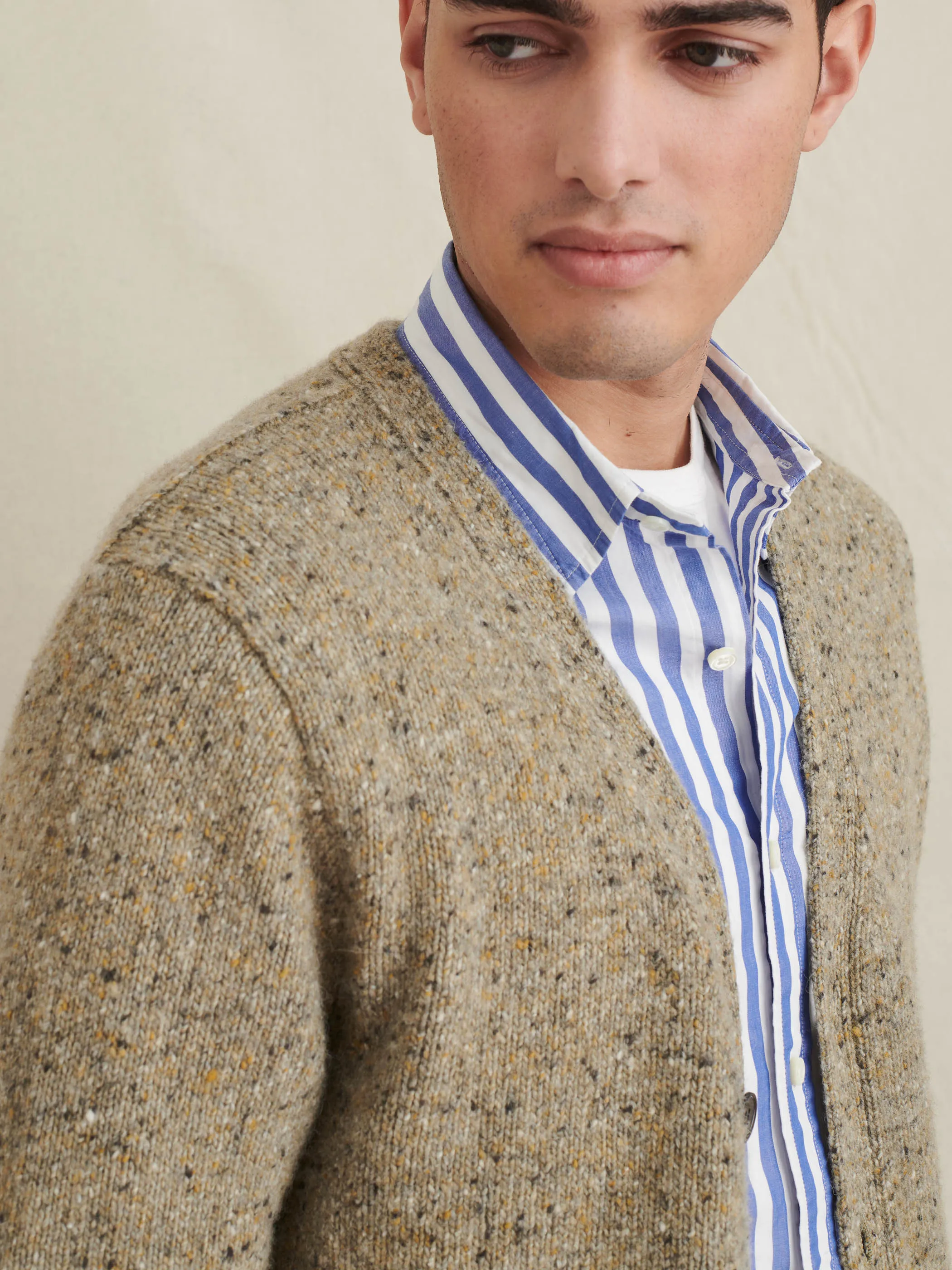 Donegal Wool Cardigan sold by Alex Mill product image thumbnail 4