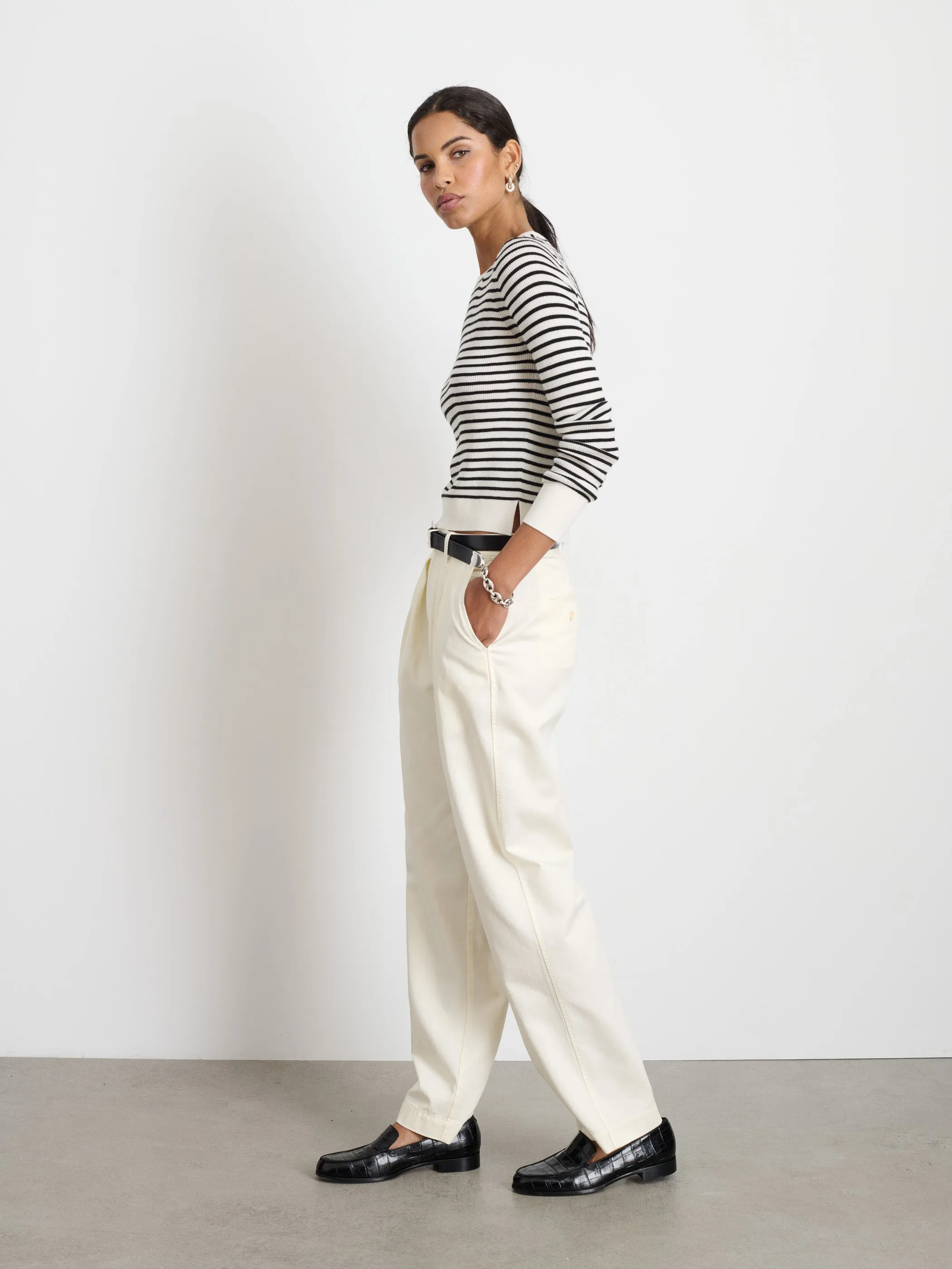 Ava Striped Sweater Tee sold by Alex Mill product image thumbnail 4