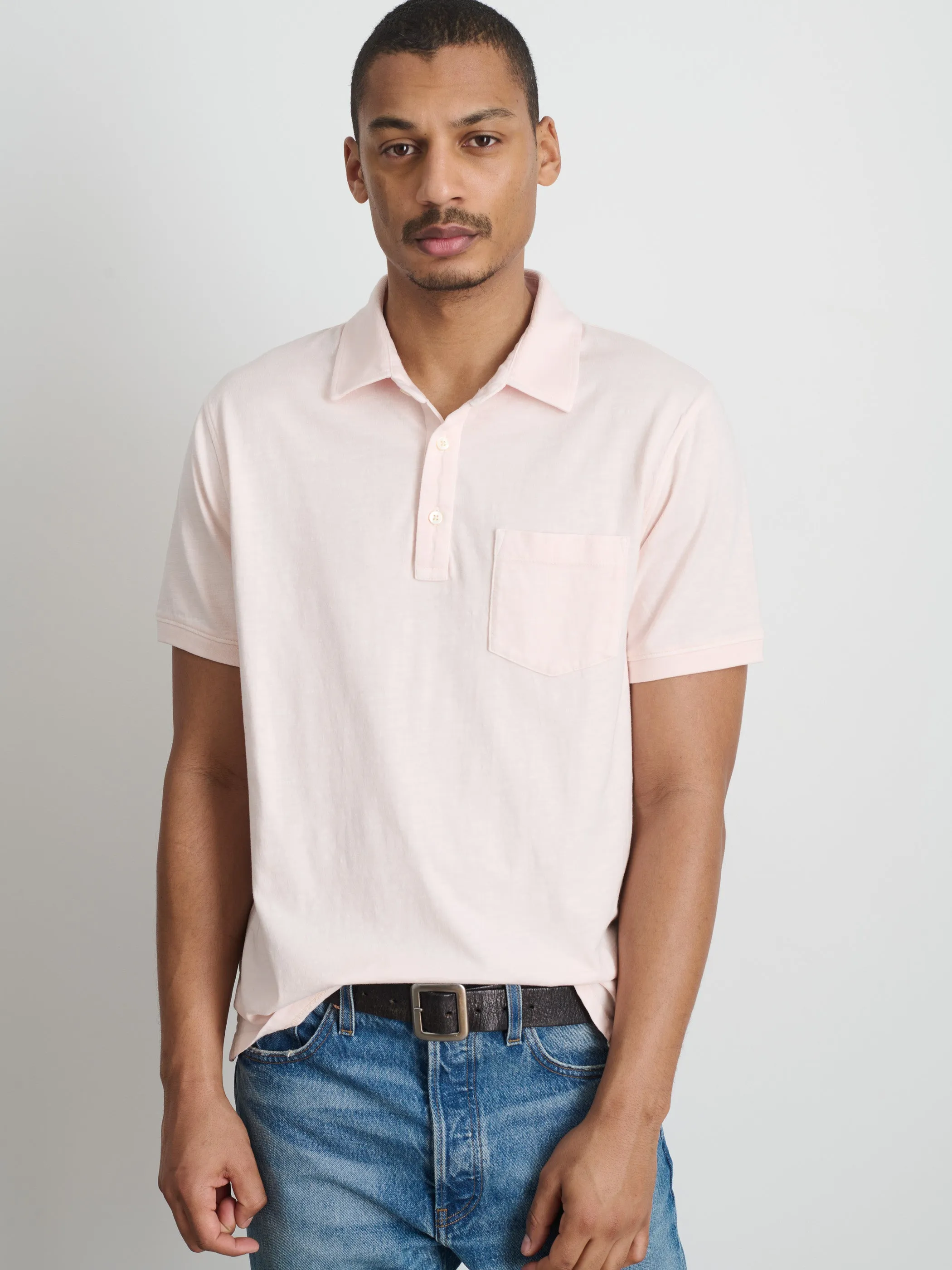 Standard Polo In Slub Cotton sold by Alex Mill product image thumbnail 3