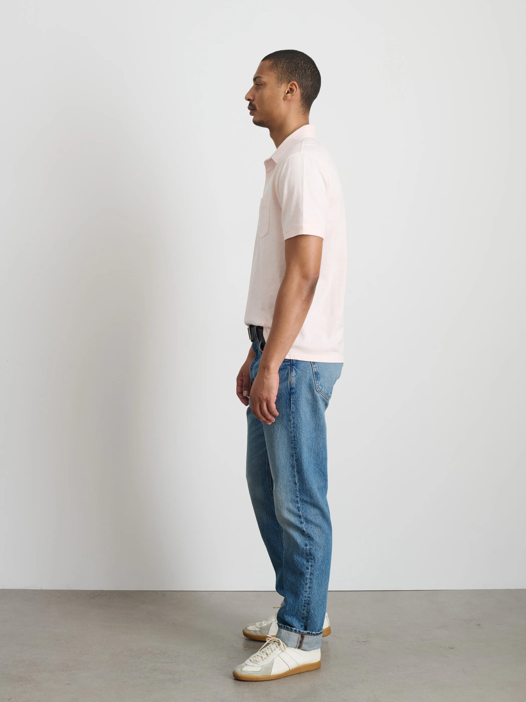 Standard Polo In Slub Cotton sold by Alex Mill product image thumbnail 4