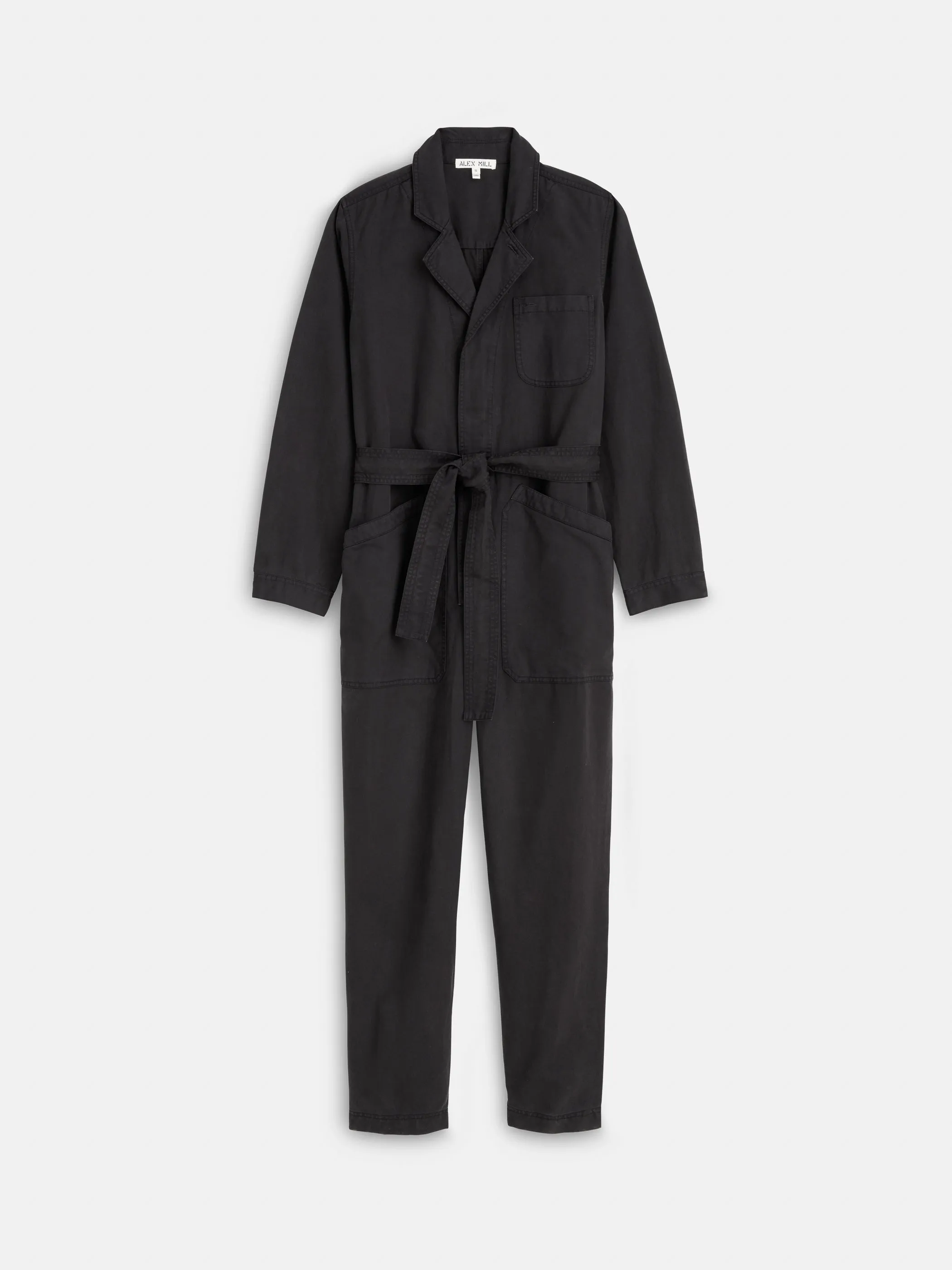 Standard Zip Jumpsuit in Drapey Cotton Twill sold by Alex Mill