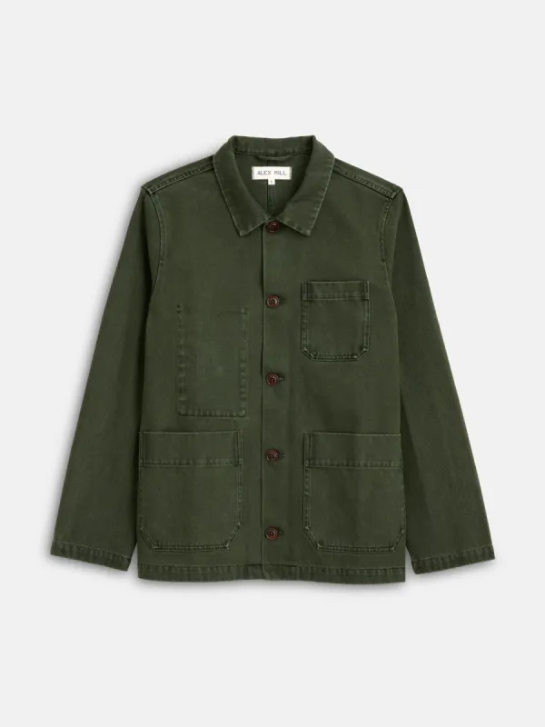 Britt Work Jacket in Recycled Denim sold by Alex Mill
