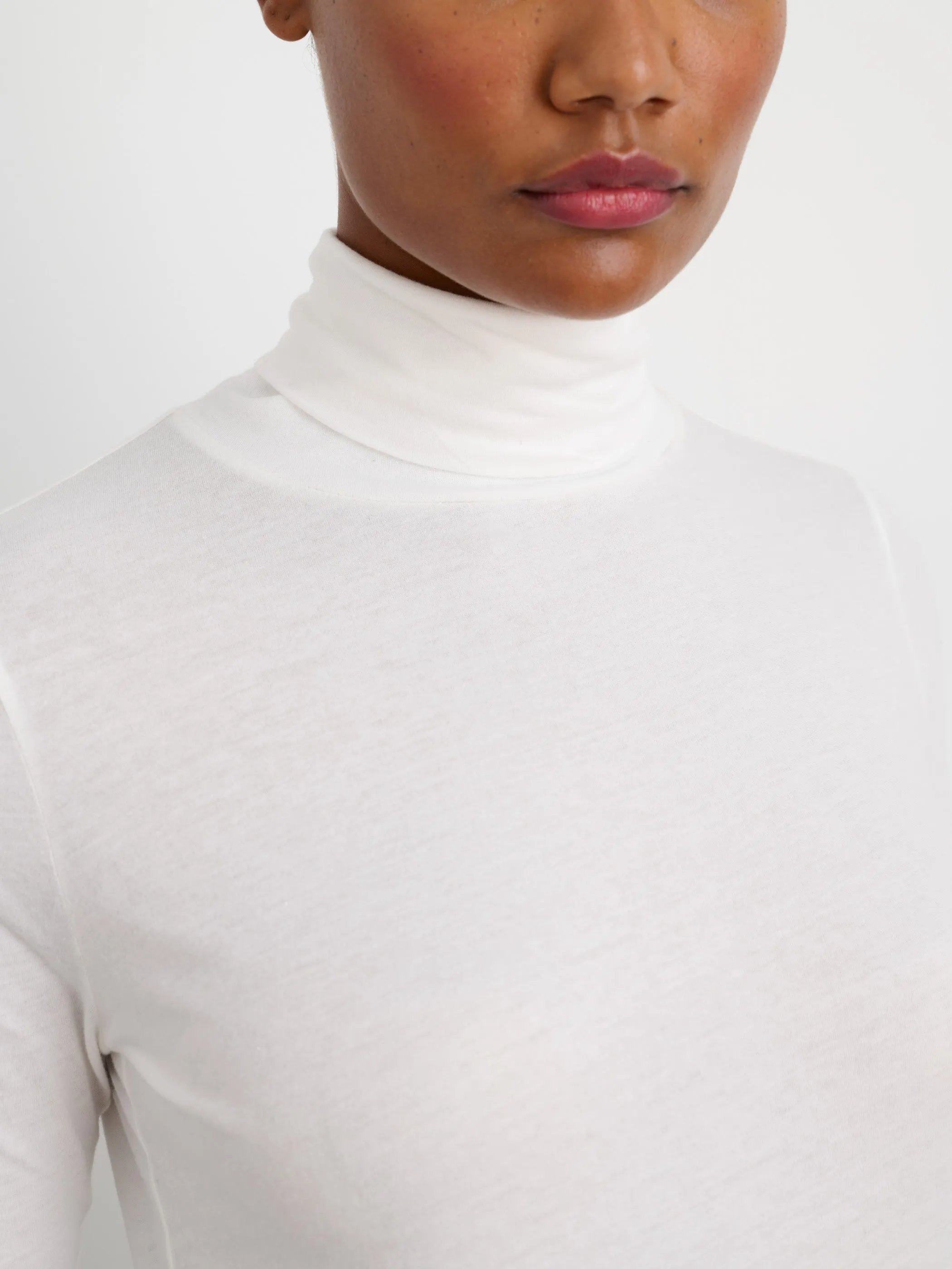 Turtleneck in 40s Jersey sold by Alex Mill product image thumbnail 3