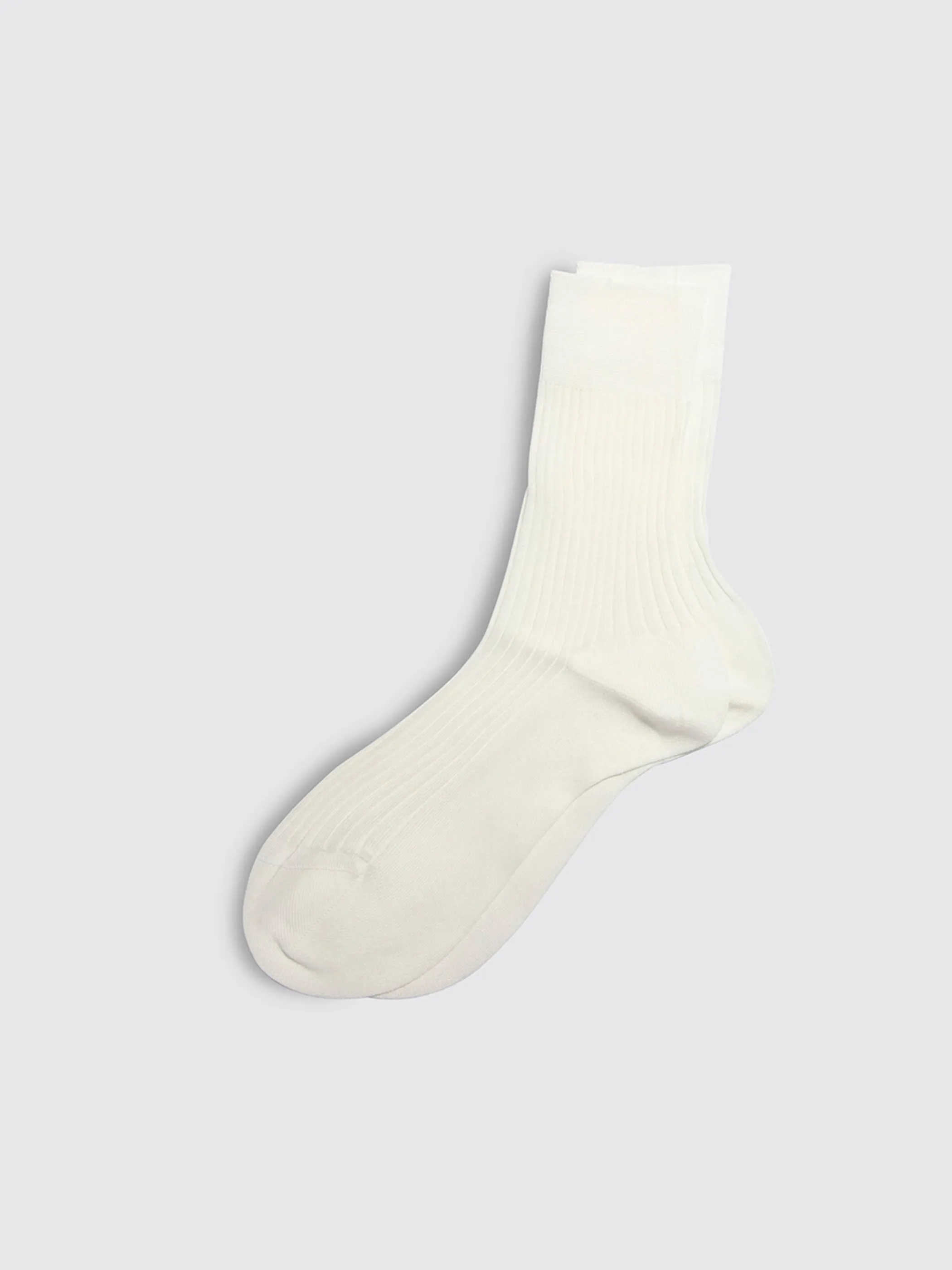 Maria La Rosa Bio Cotton Ribbed Socks sold by Alex Mill